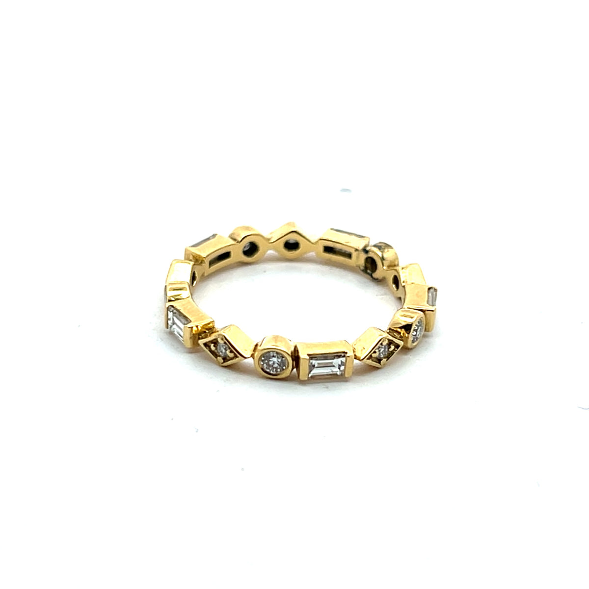 Mixed Shape Diamond Eternity Band