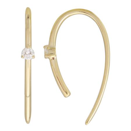 Diamond Threader Earrings