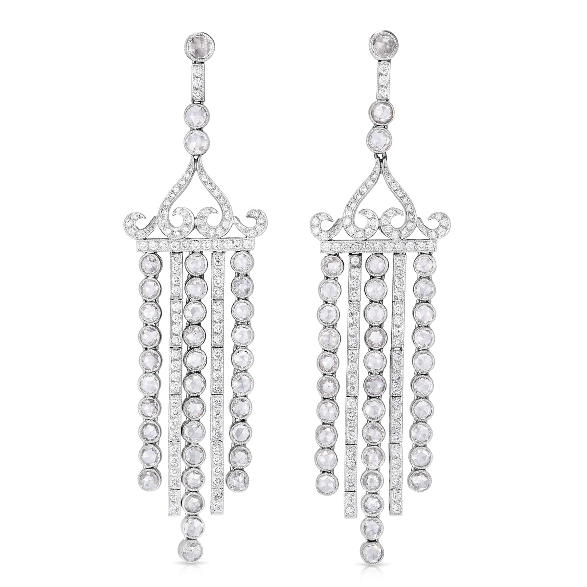 Diamond Chandelier Earrings
