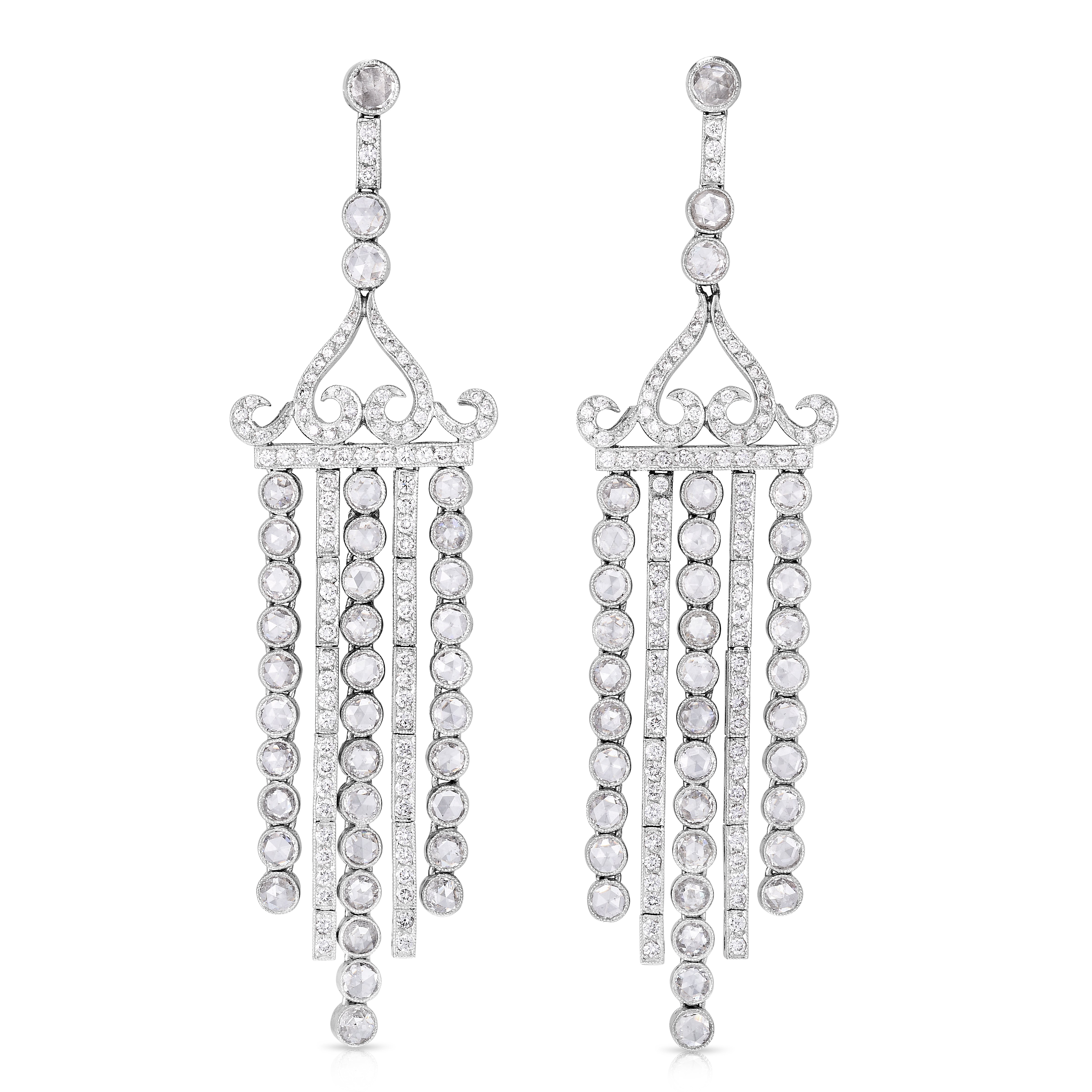 Diamond Chandelier Earrings
