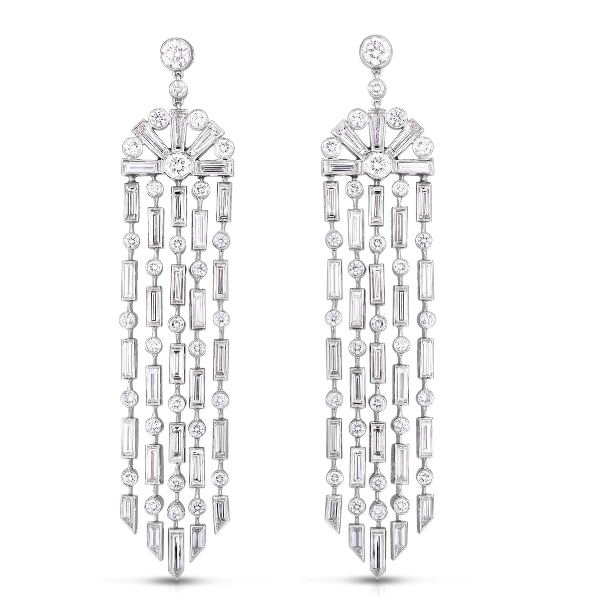 Diamond Chandelier Earrings