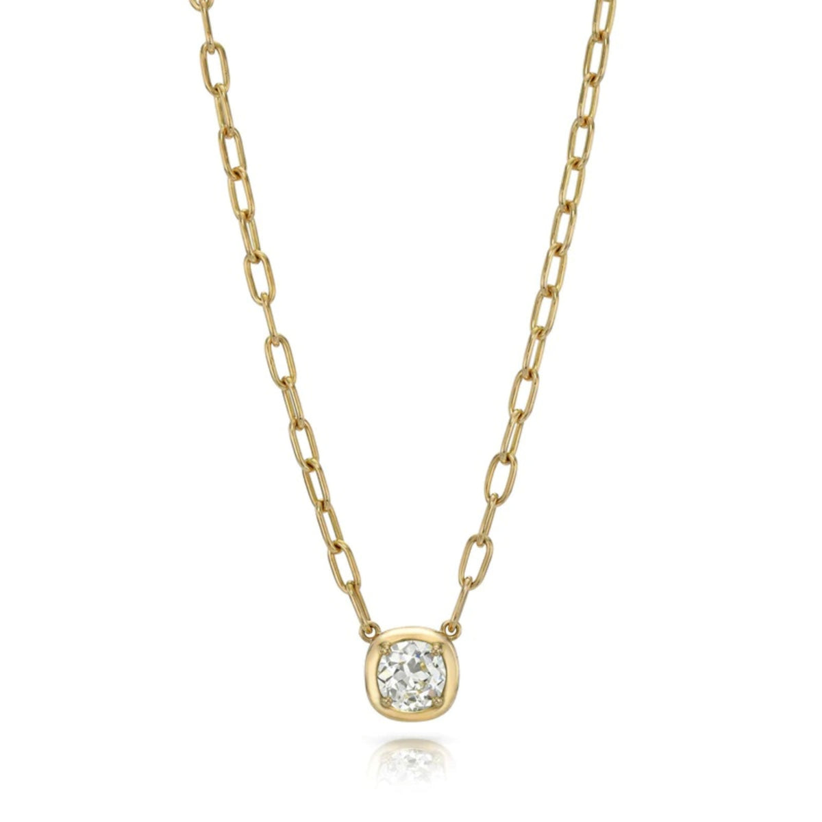 Cori Old European Cut Diamond Necklace