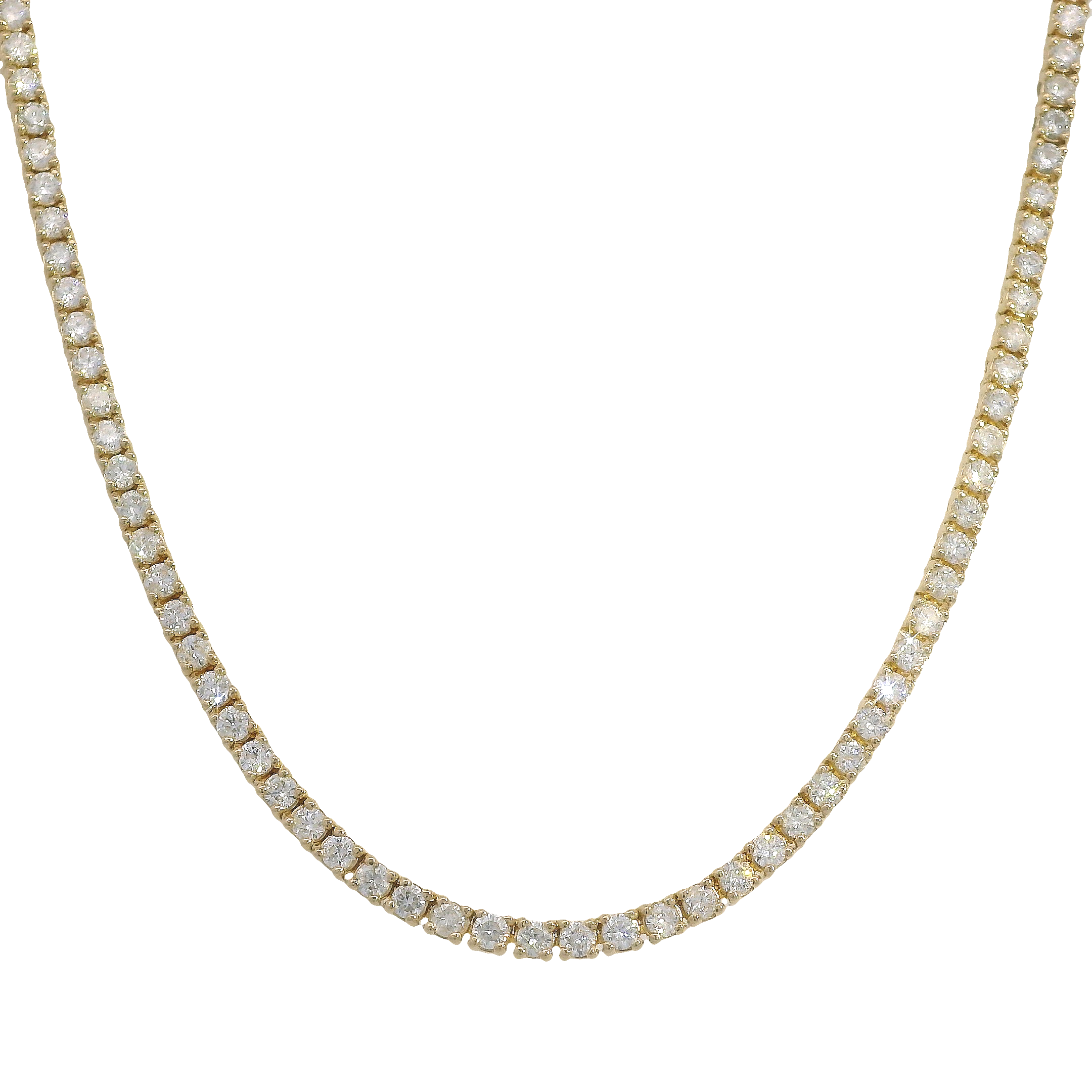 5.00ctw Four-Prong Diamond Tennis Necklace