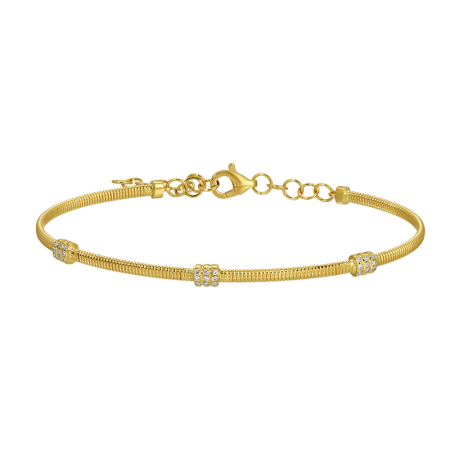 Omega Diamond Station Bangle