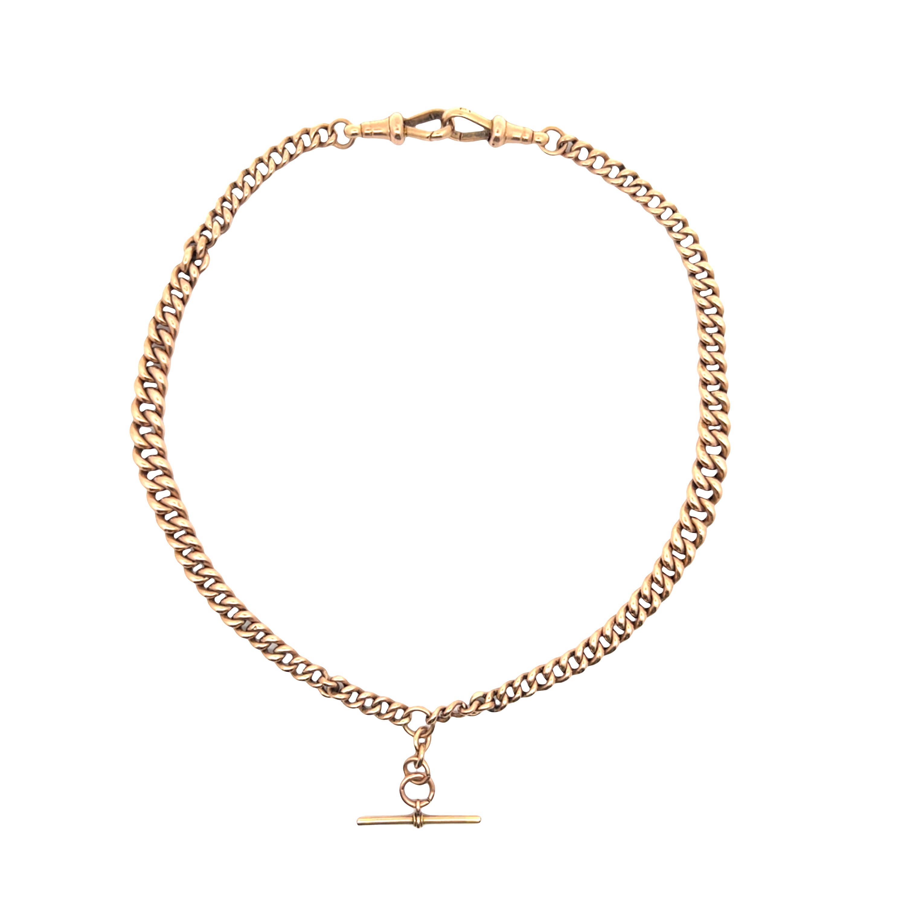 Vintage Curb Link Albert Chain