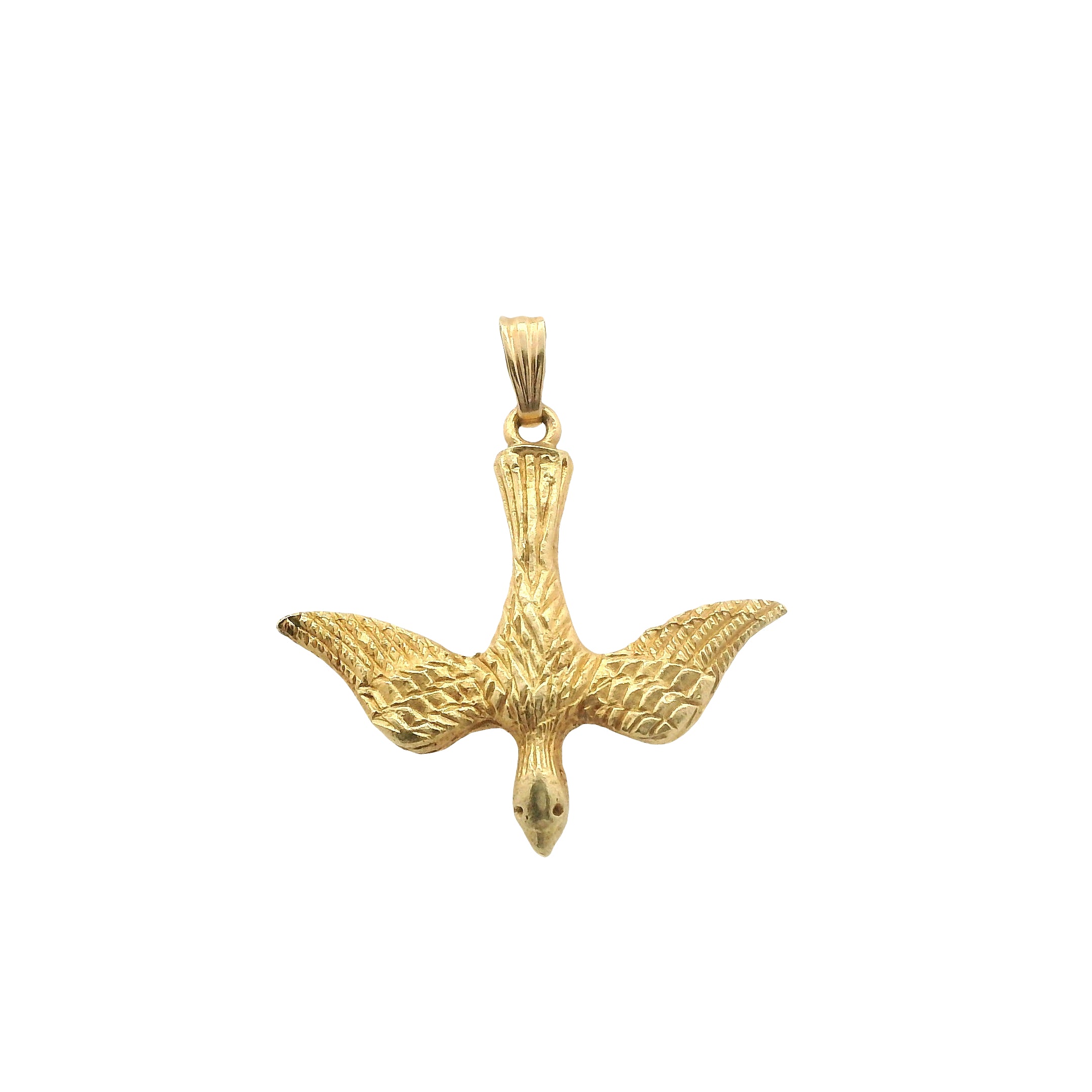 Vintage Flying Swallow Charm