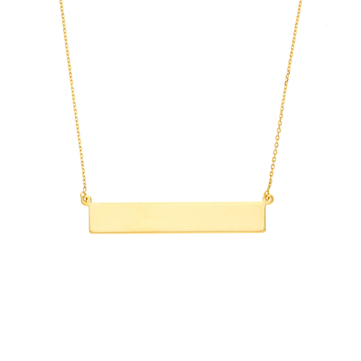 Engravable Bar Necklace