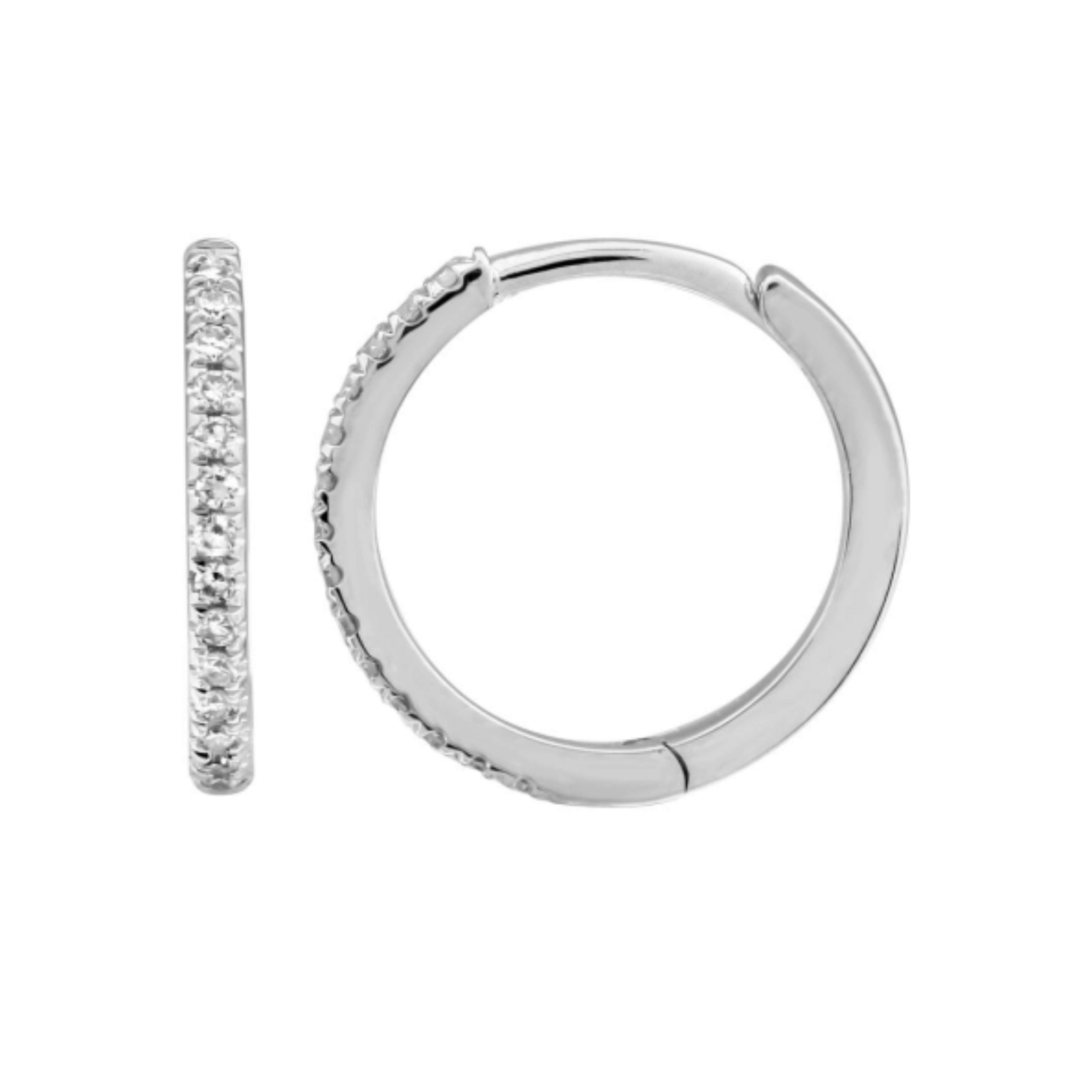 Diamond Mini Hoop Earrings