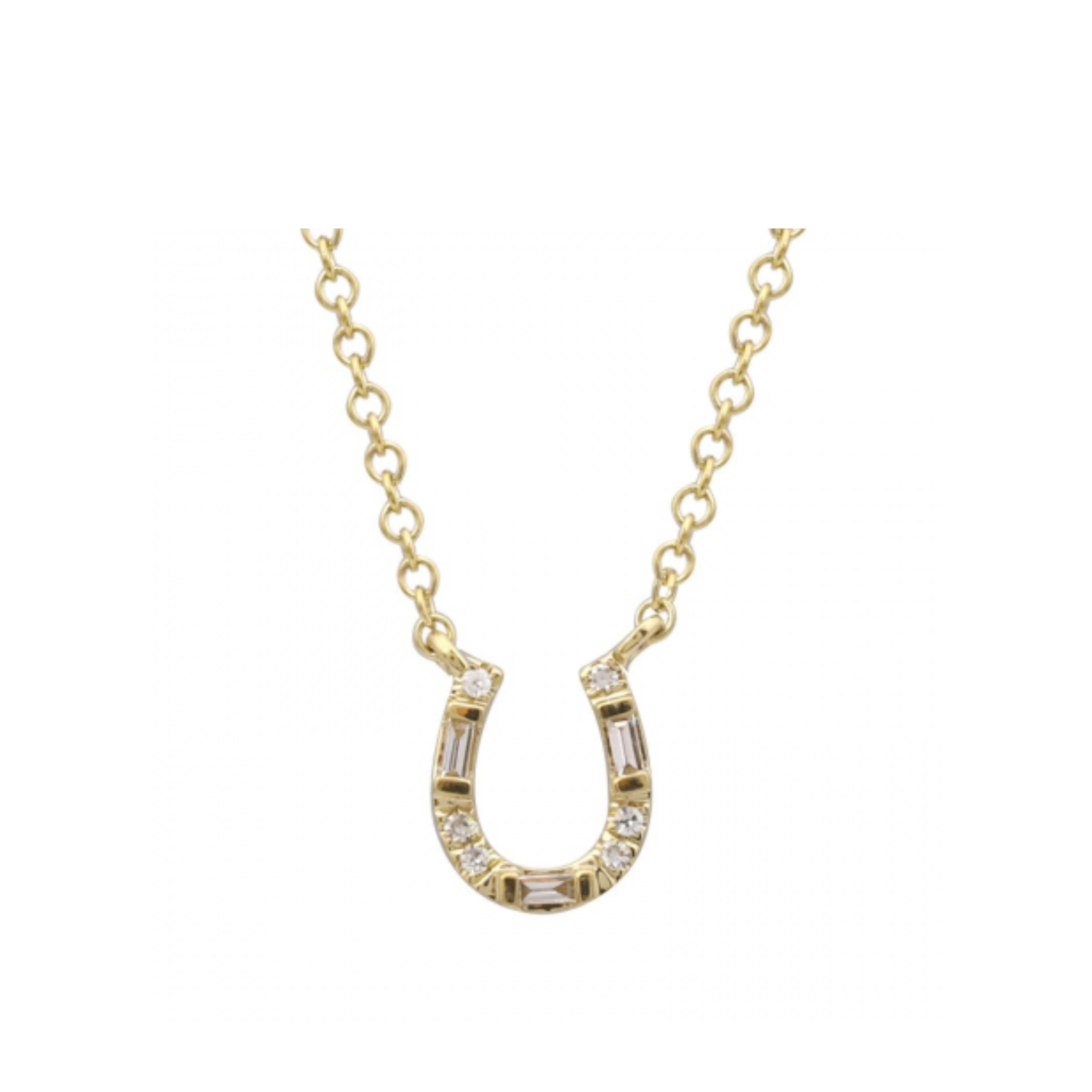 Diamond Horseshoe Necklace