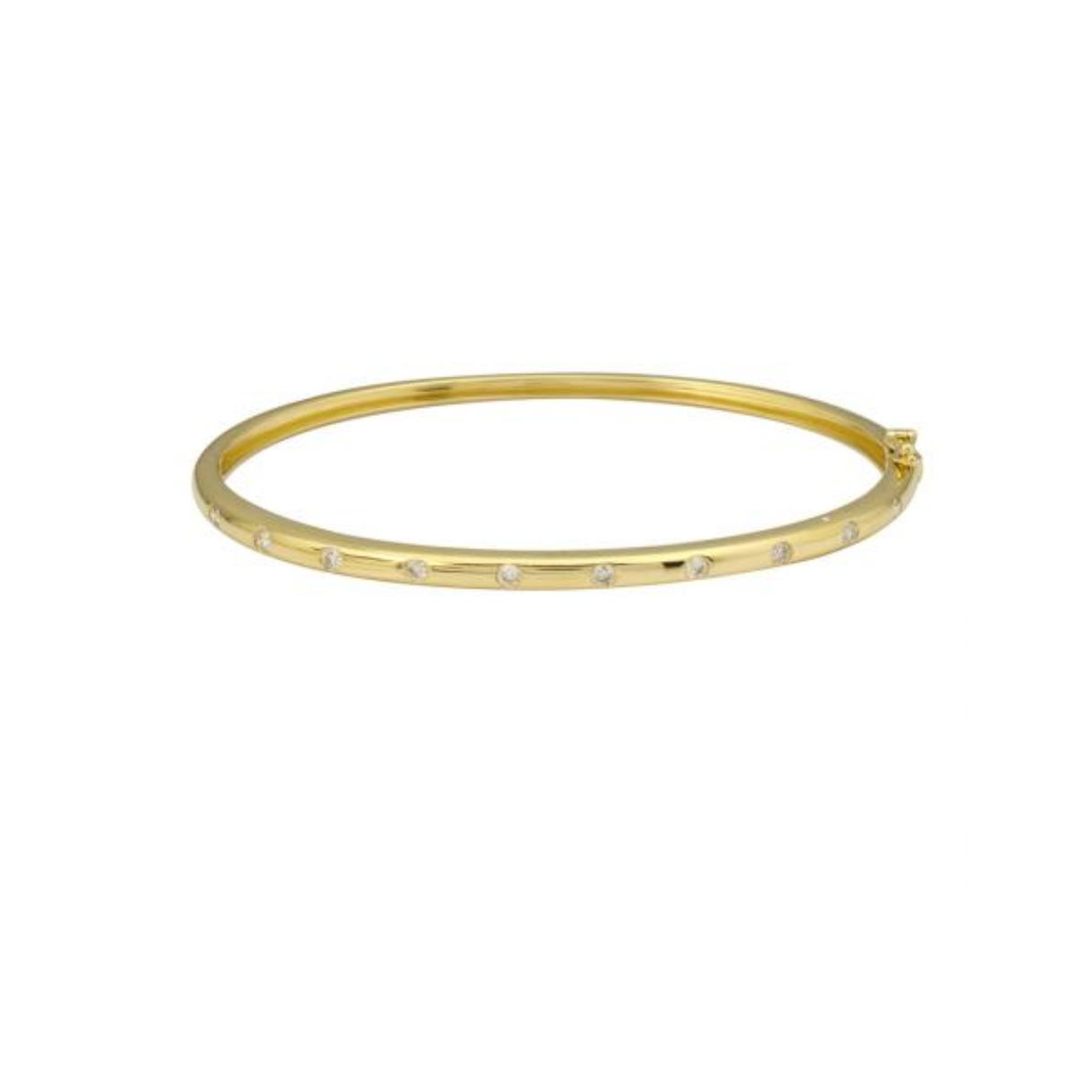 Inlay Diamond Bangle