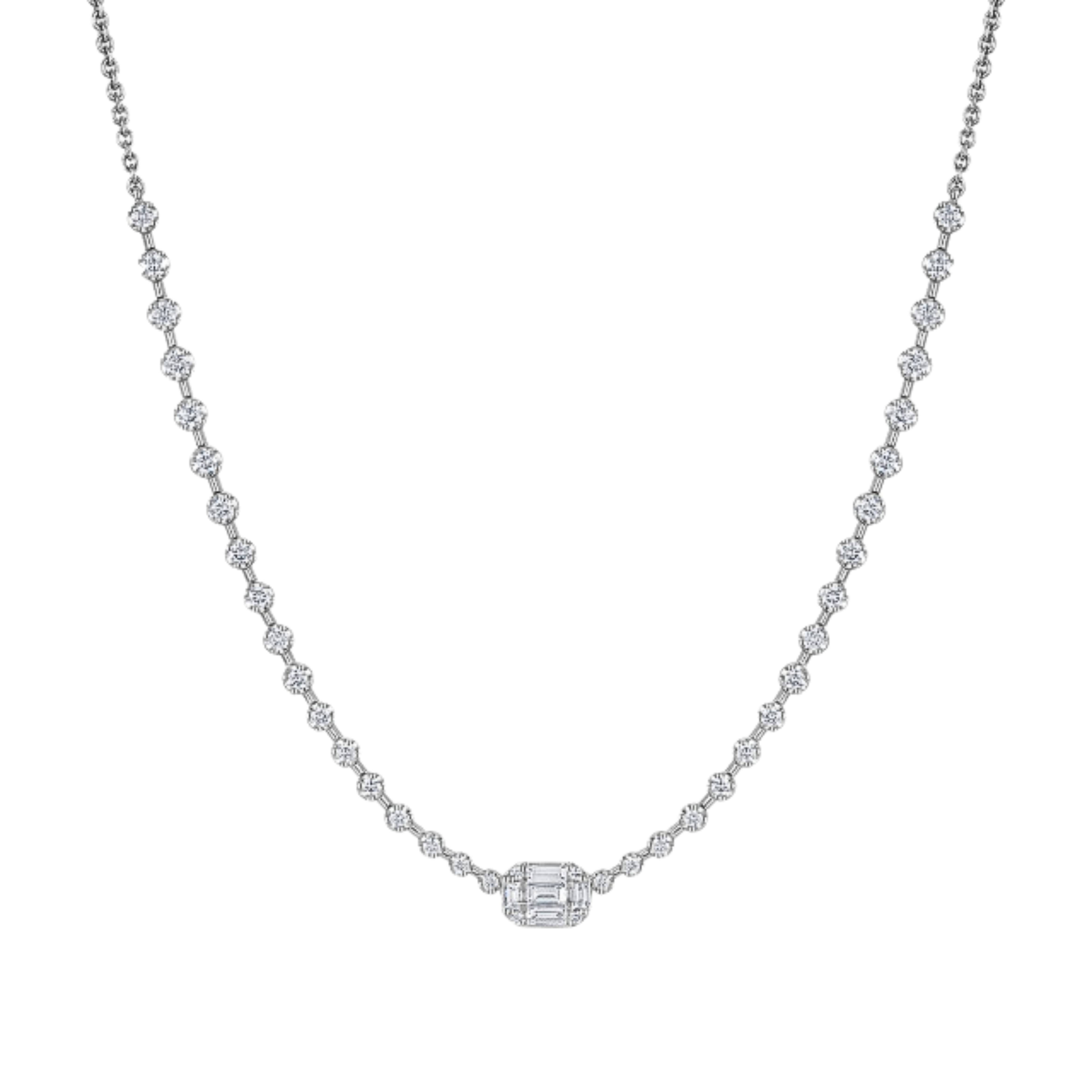 Sunburst Demi Riviere Necklace