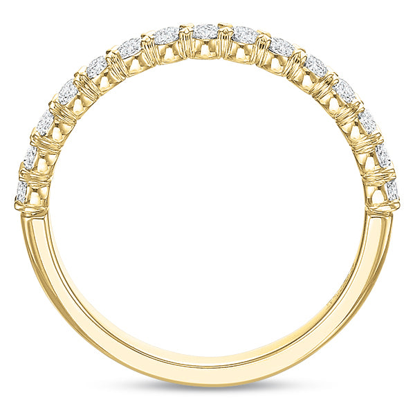 Silk Prong Diamond Anniversary Band