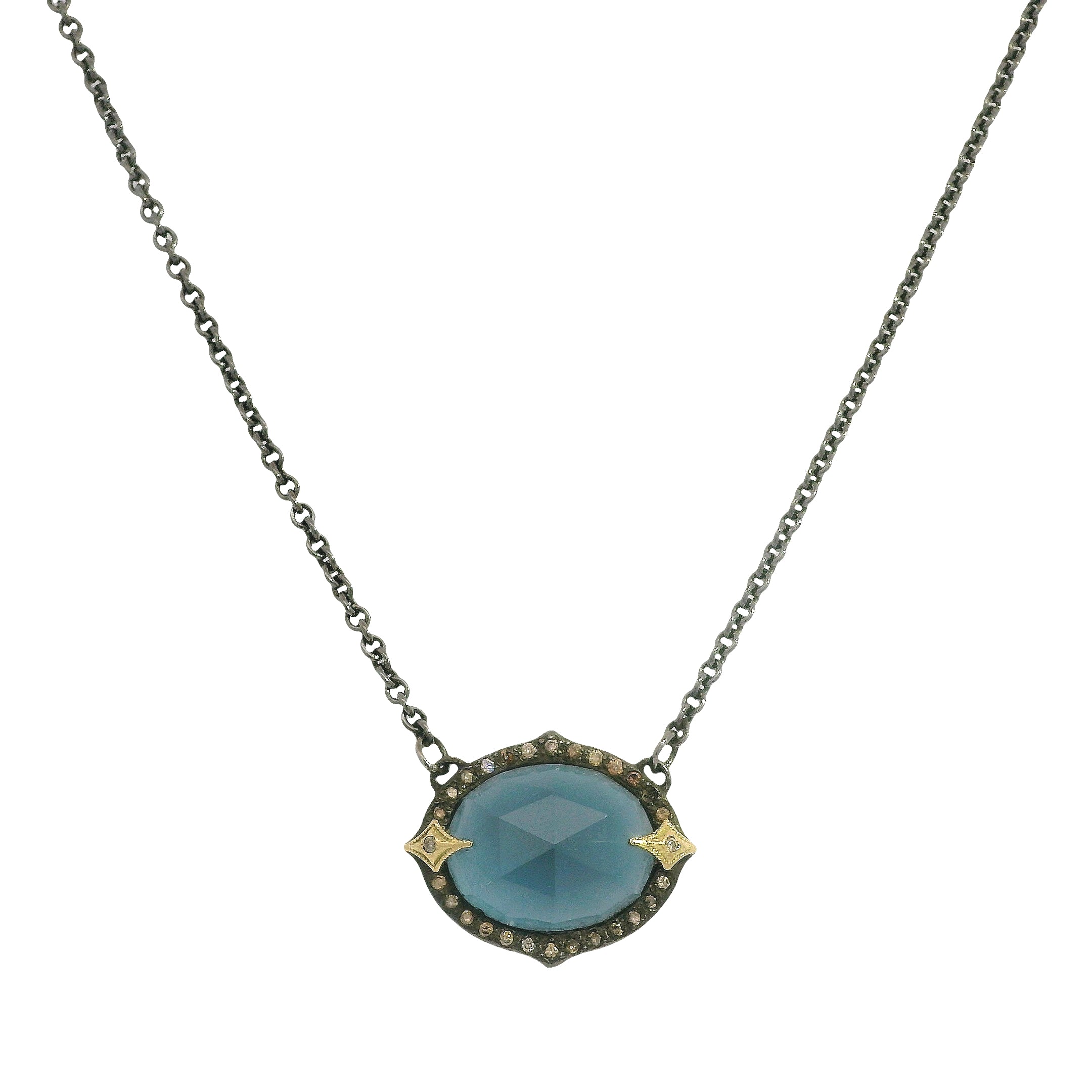 London Blue Topaz Necklace