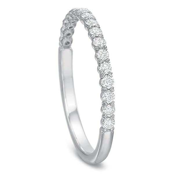 Silk Prong Diamond Anniversary Band