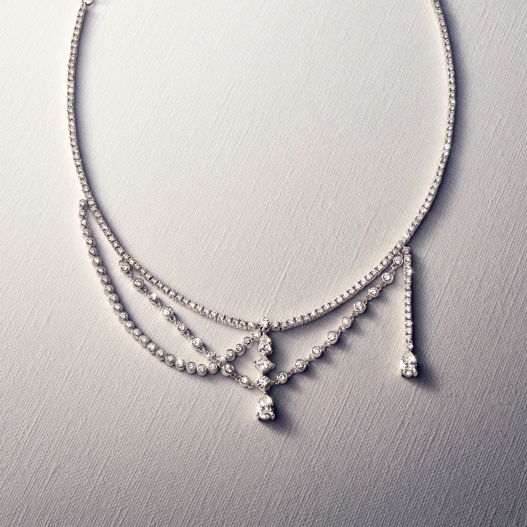 50th Anniversary Goddess Asymmetrical Necklace