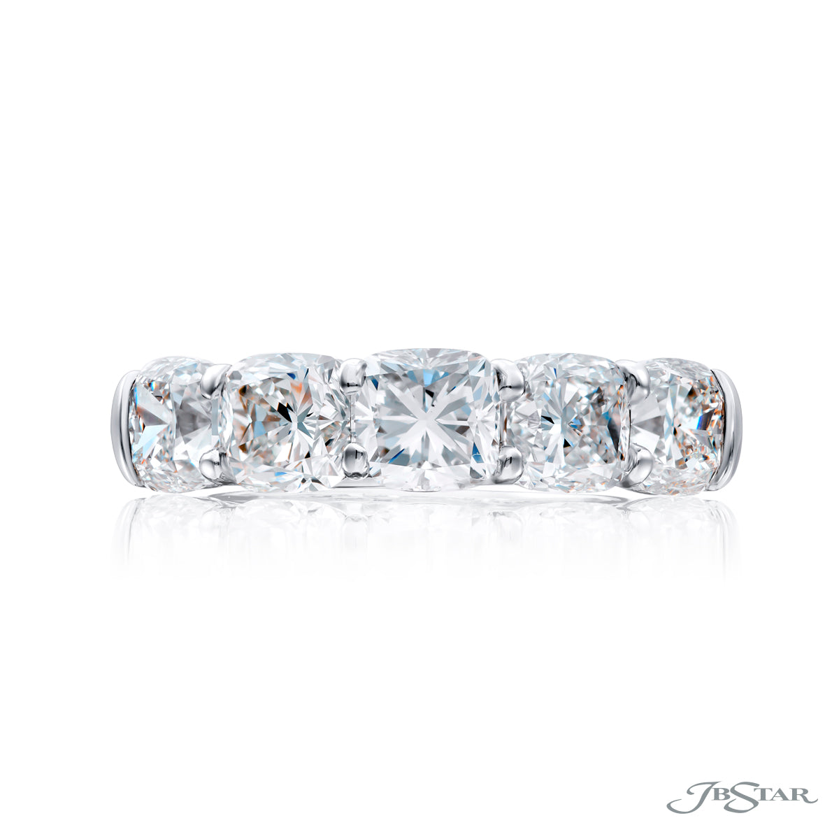 Cushion Cut Diamond Band