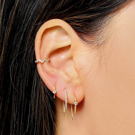Diamond Threader Earrings