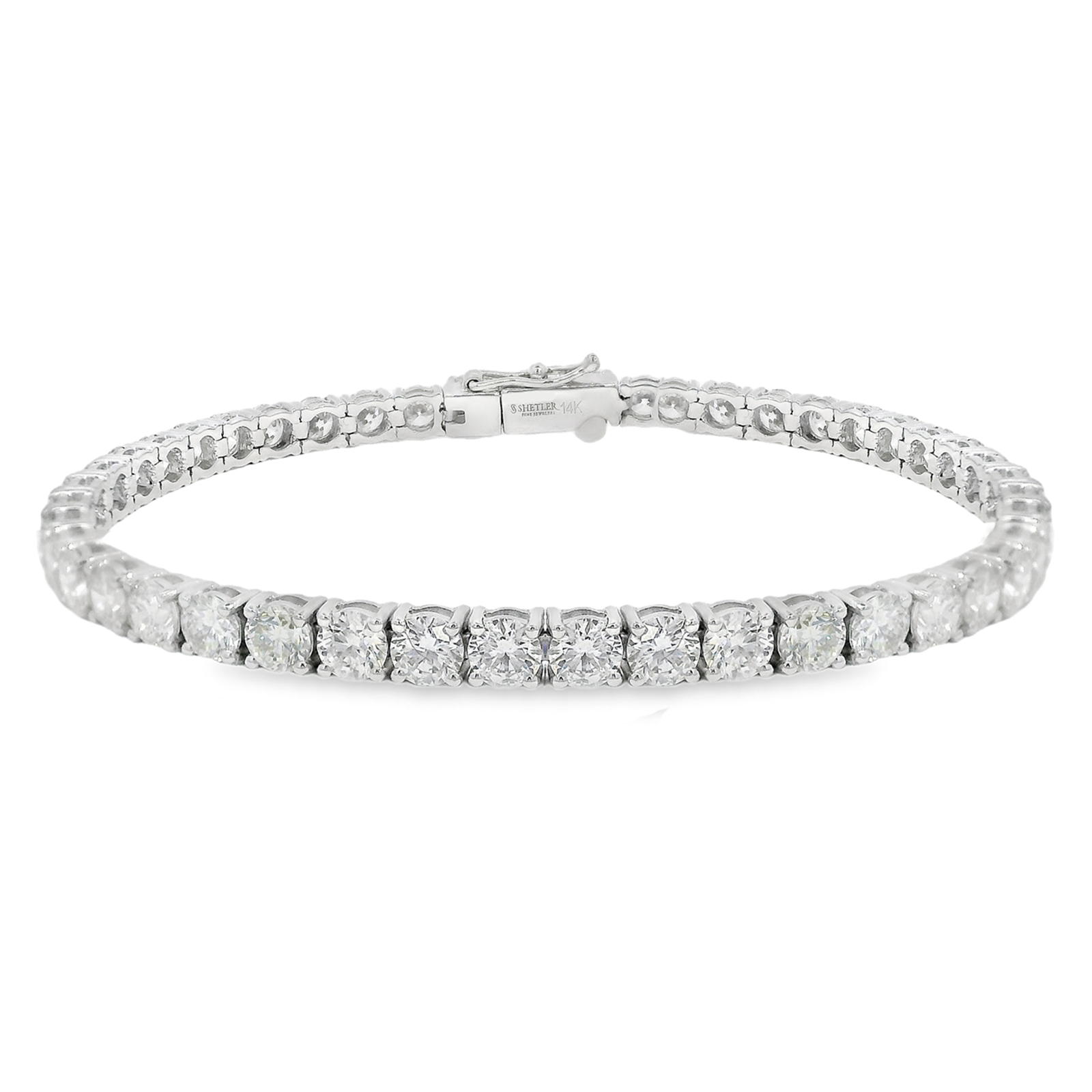 10.00ctw Round Diamond Tennis Bracelet