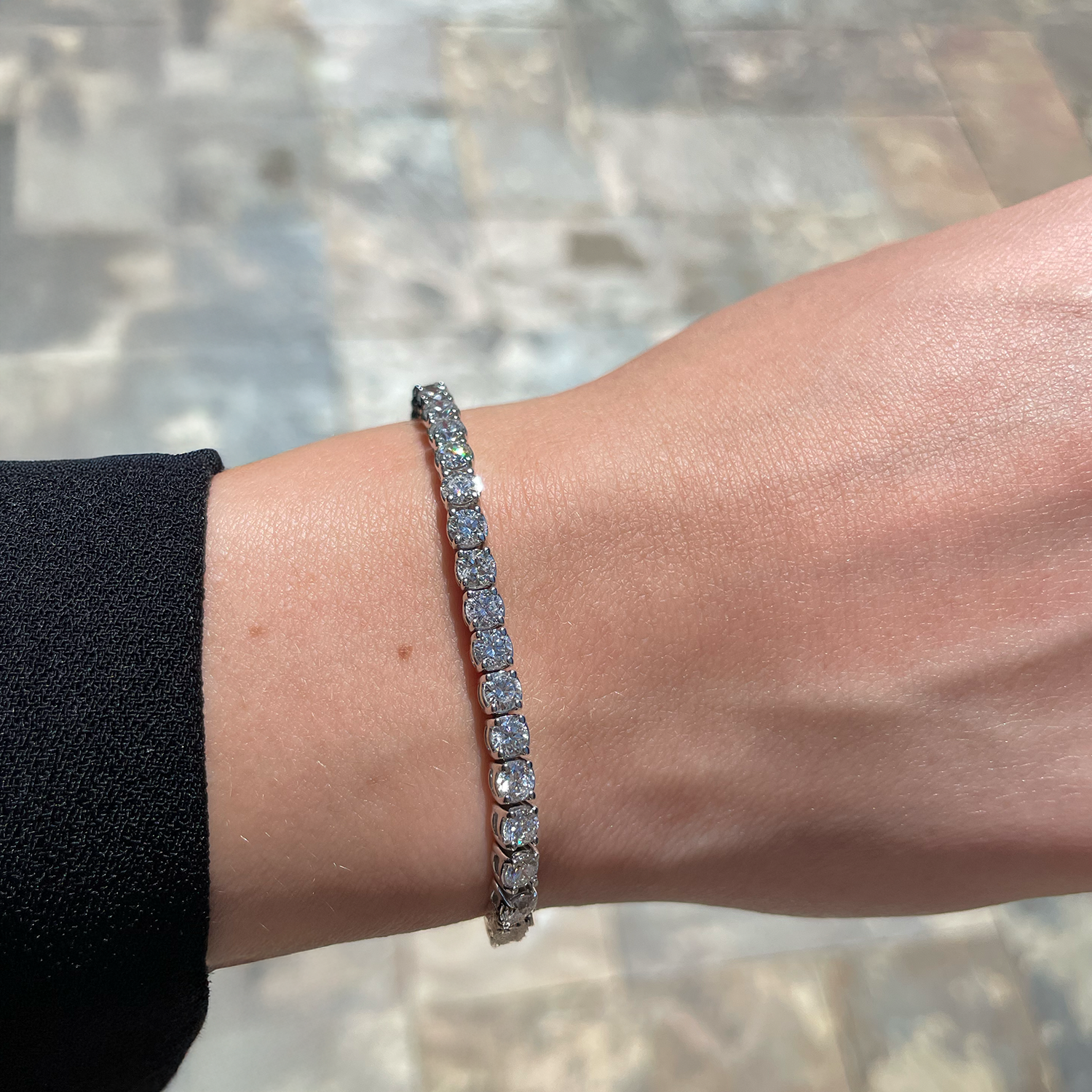 7.00ctw Round Diamond Tennis Bracelet