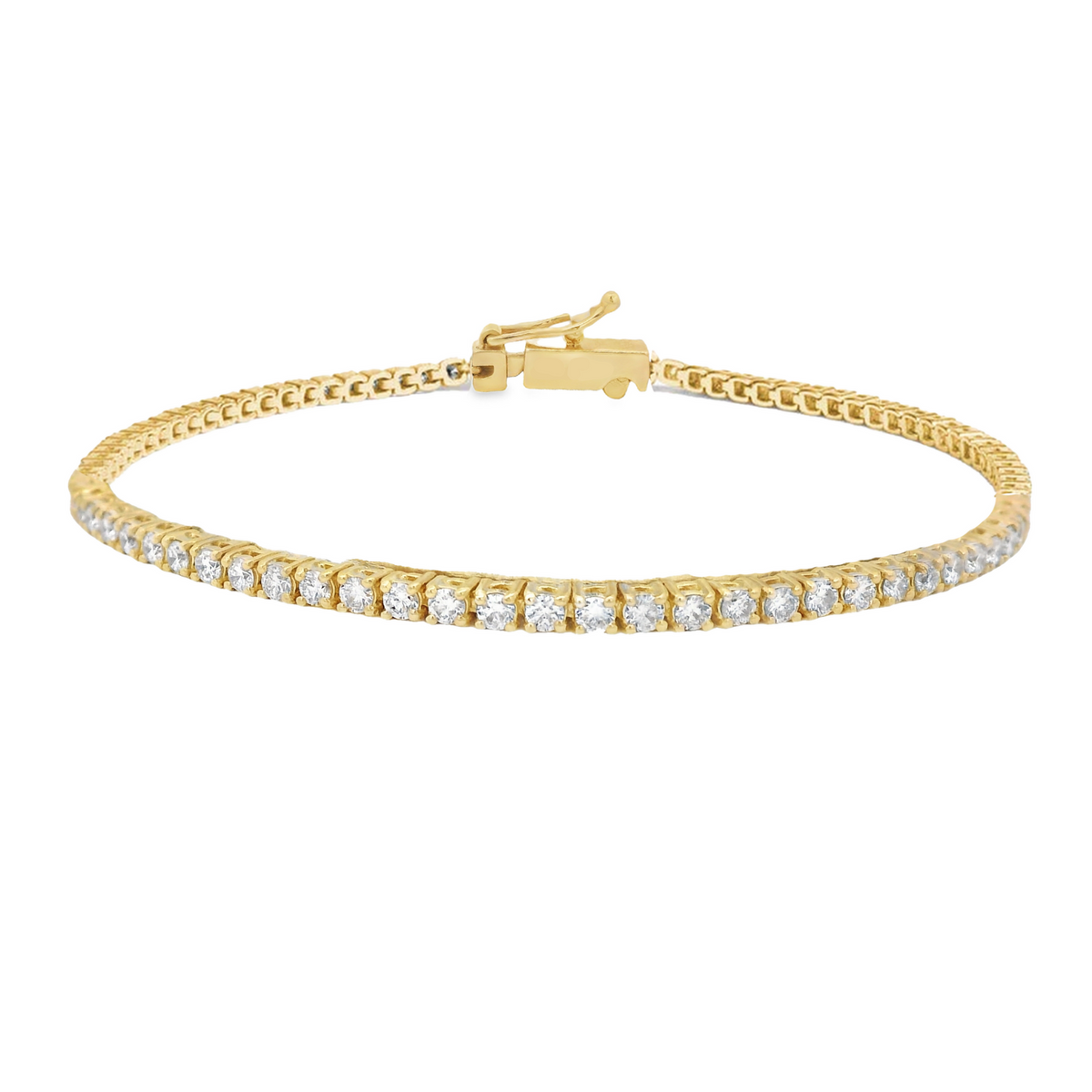 2.03ctw Round Diamond Tennis Bracelet