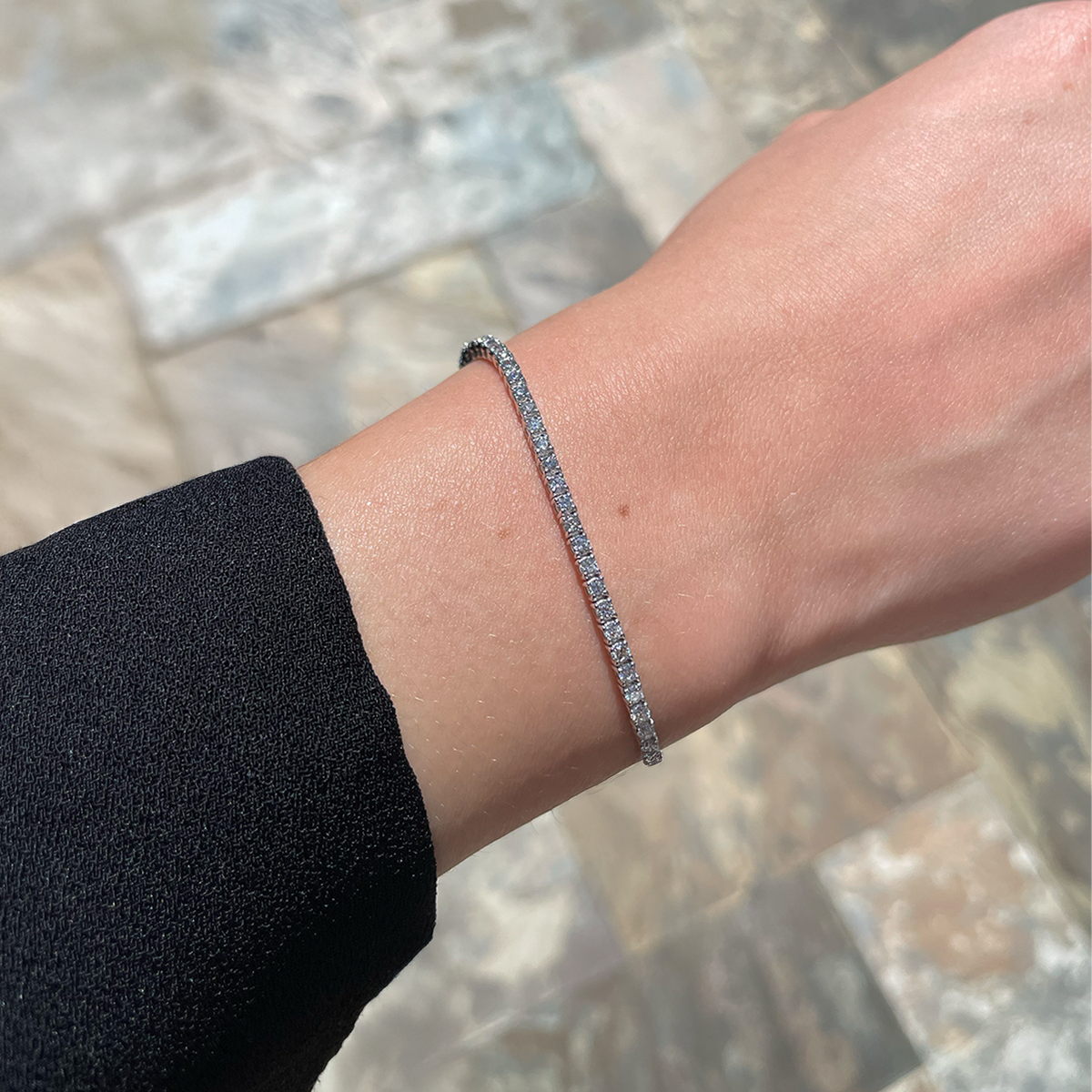2.10ctw Round Diamond Tennis Bracelet