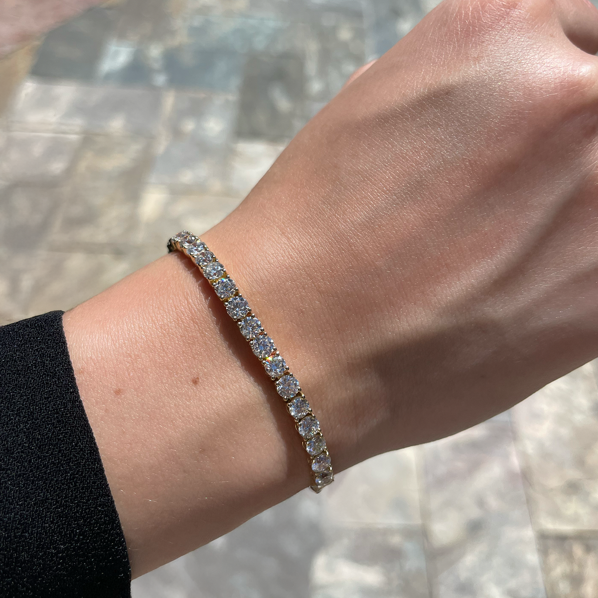 10.00ctw Round Diamond Tennis Bracelet
