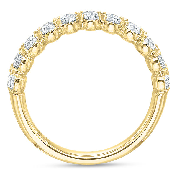 Silk Prong Diamond Anniversary Band