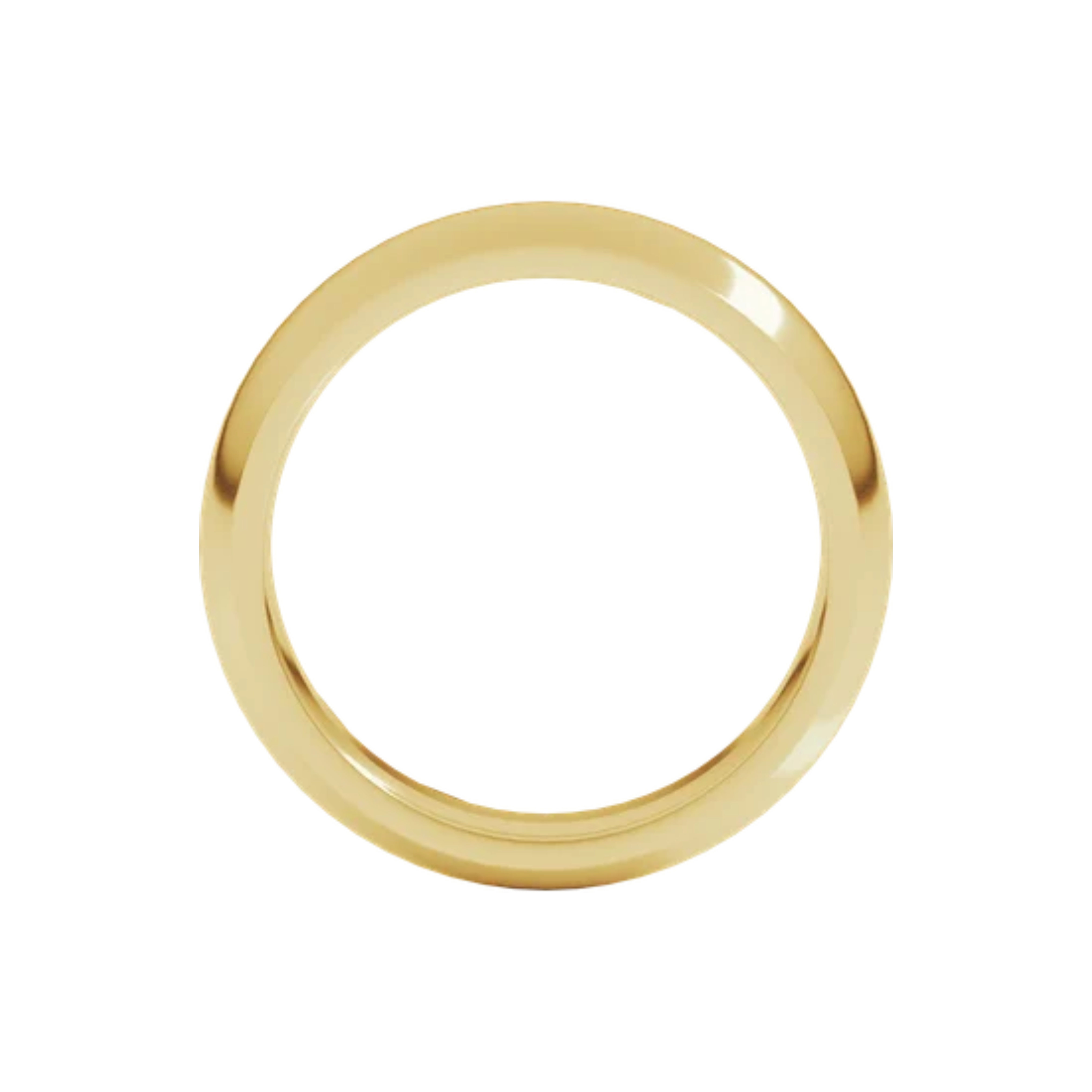 5mm Comfort Fit Standard Weight Half Round Band