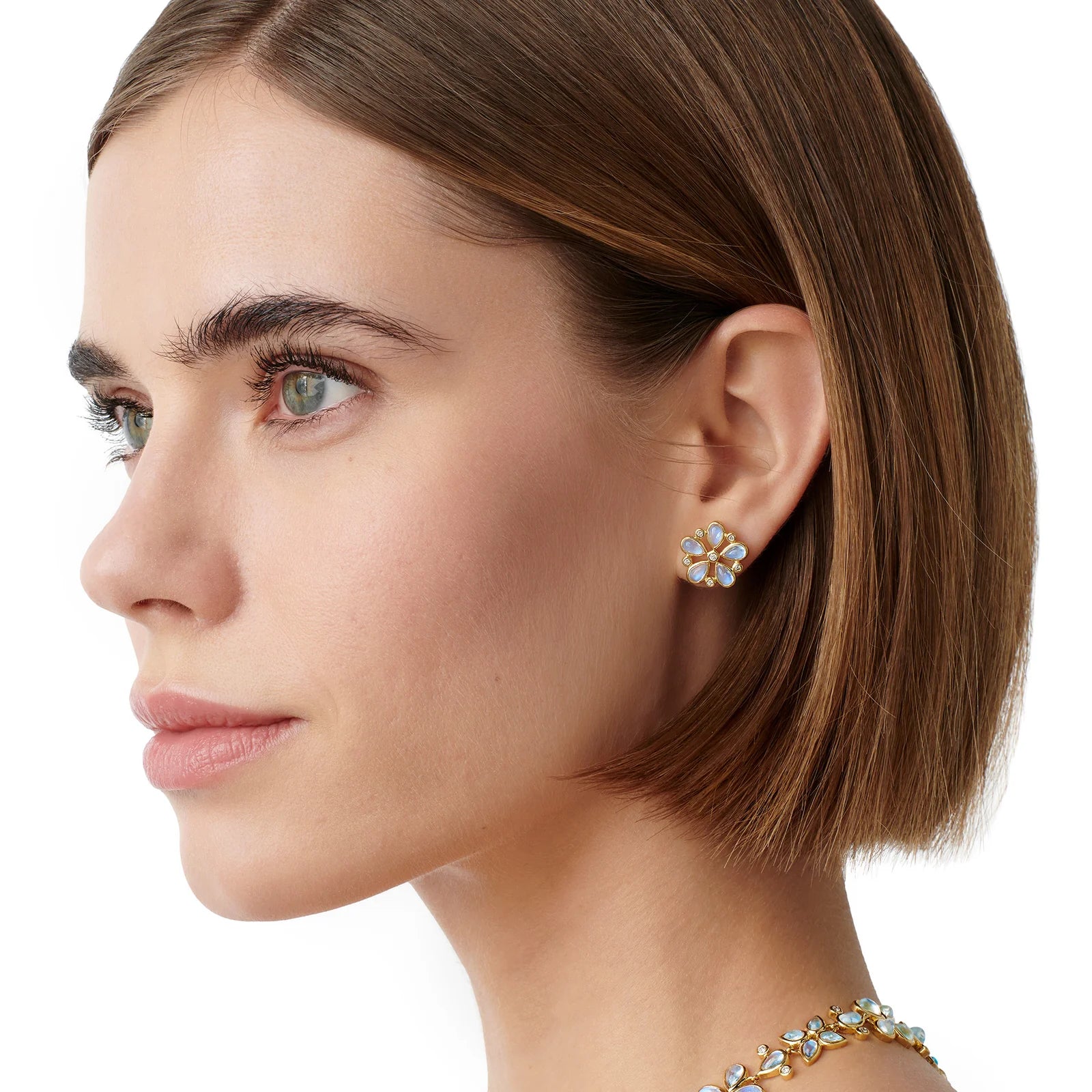 Luna Flower Post Earrings