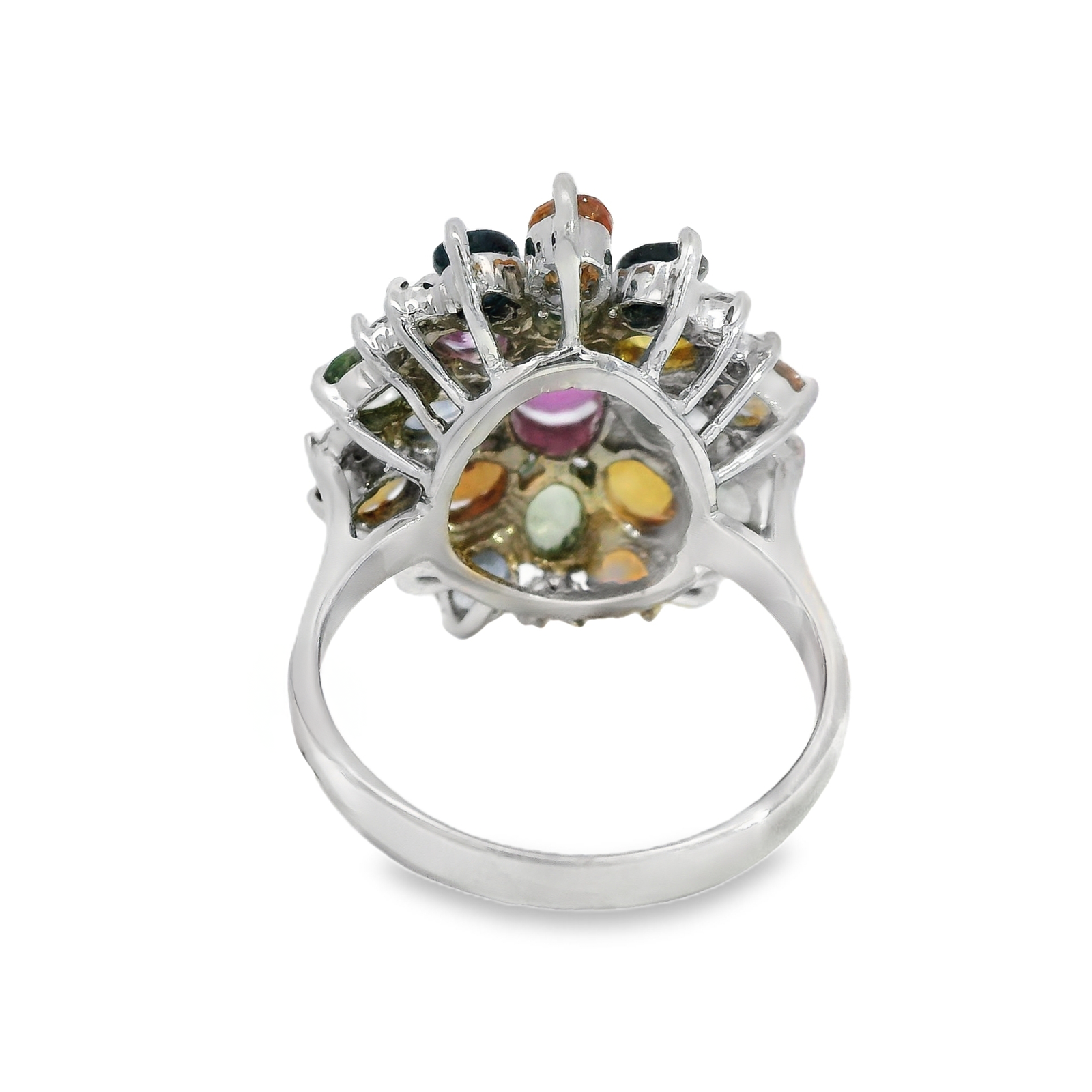 Vintage Sapphire & Diamond Cocktail Ring