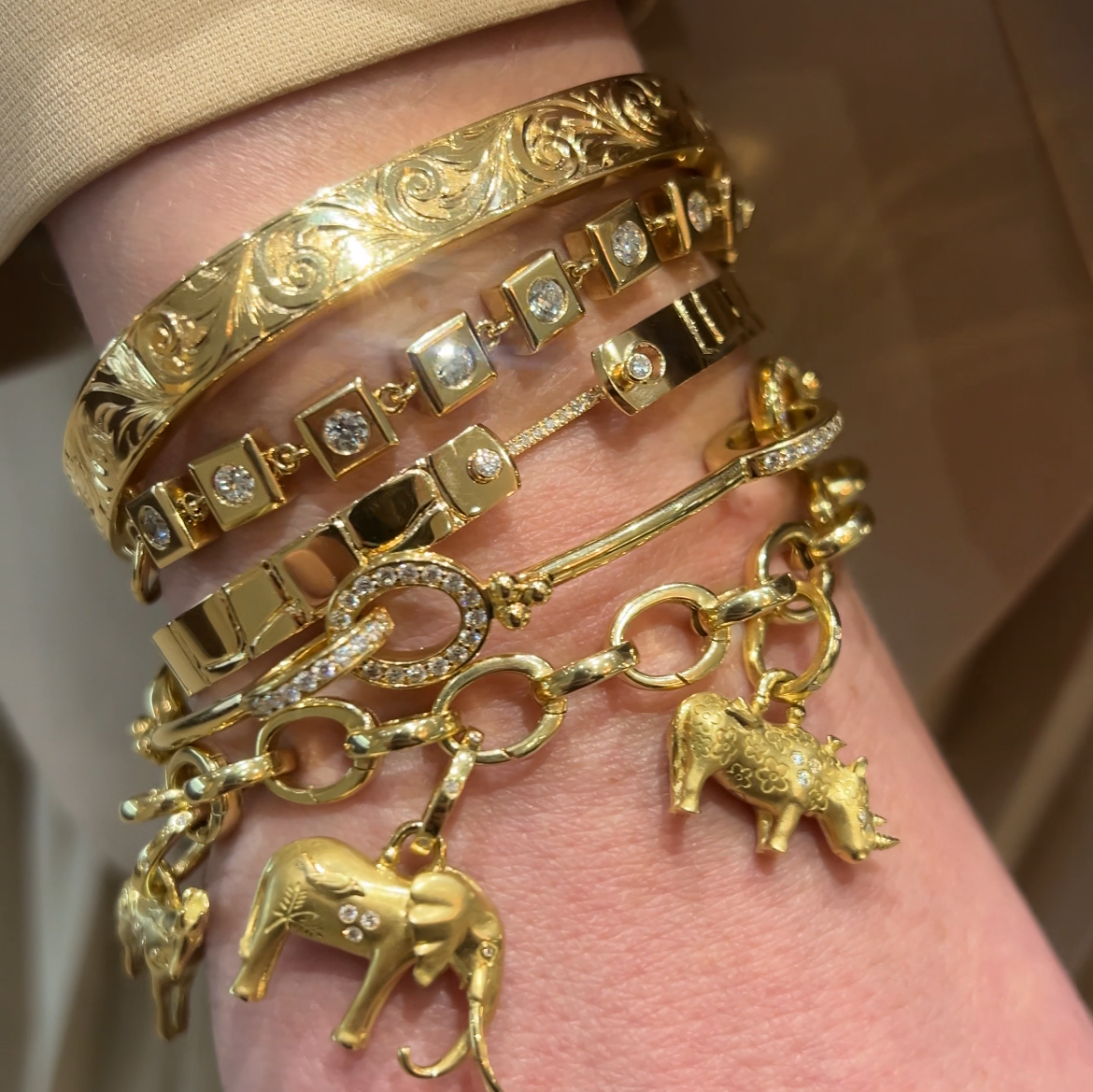 Temple Charm Bracelet