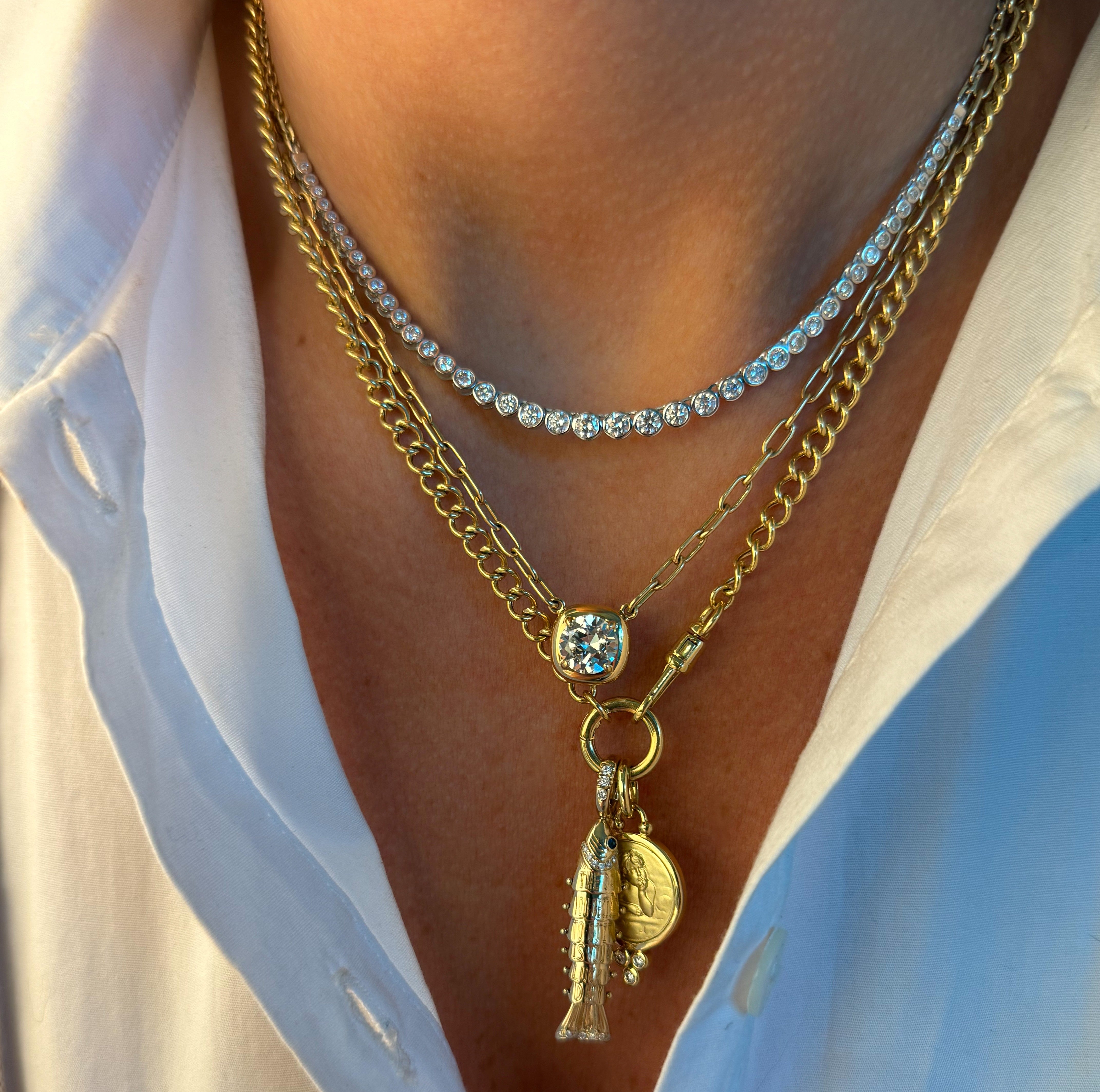 Small Swedish Fish Pendant