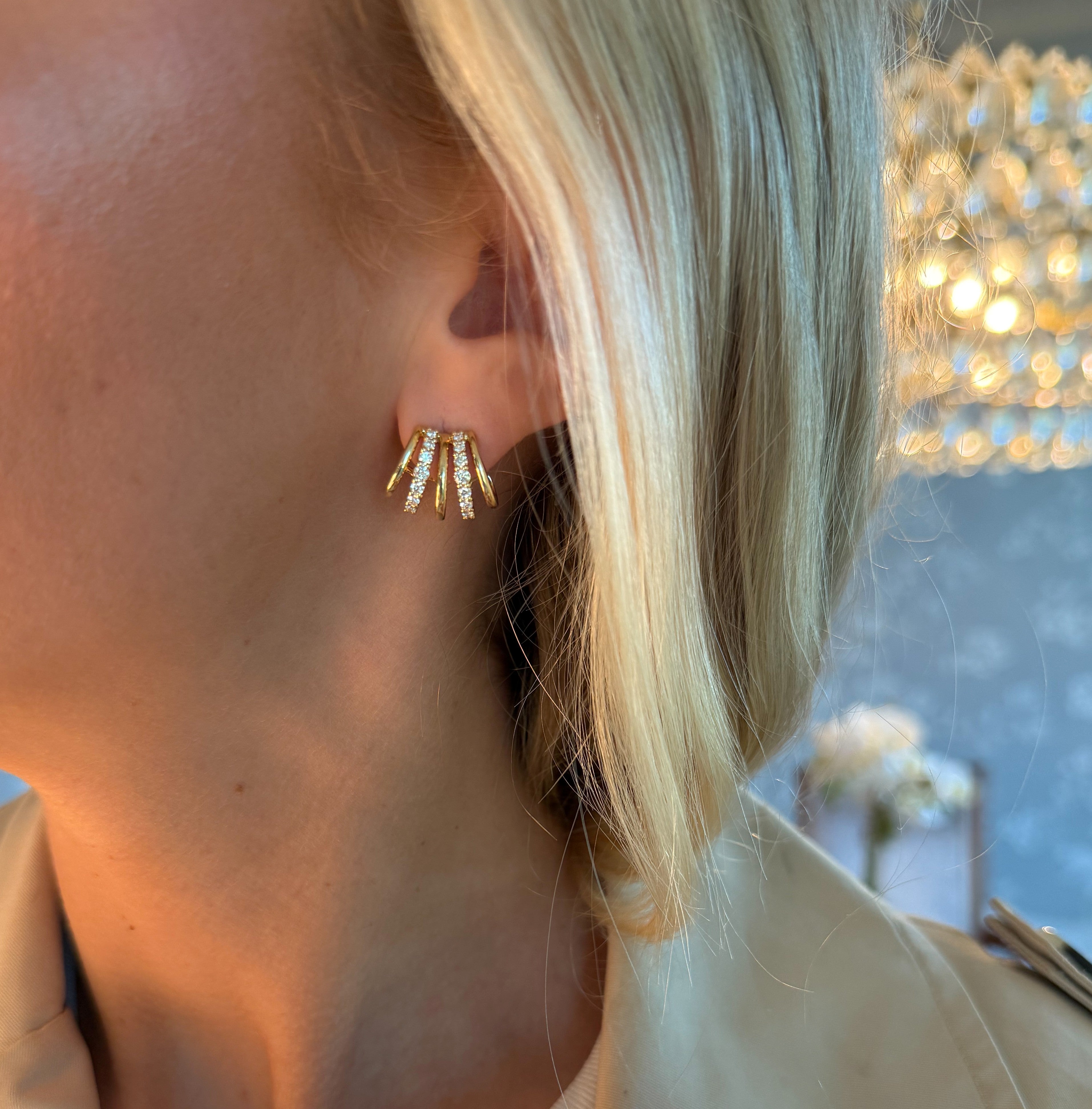 Alternating Lyric Earrings