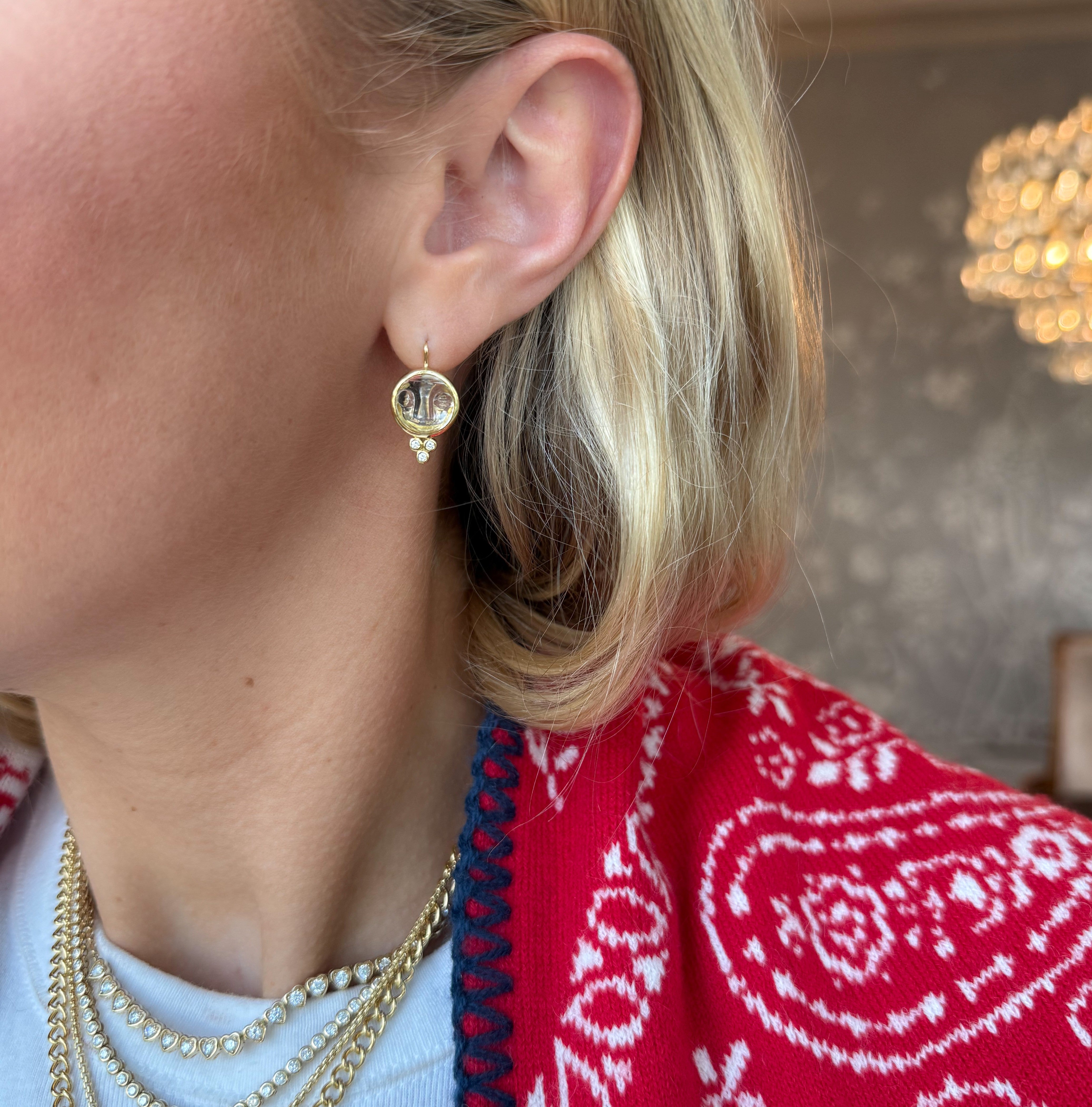 Moonface Earrings