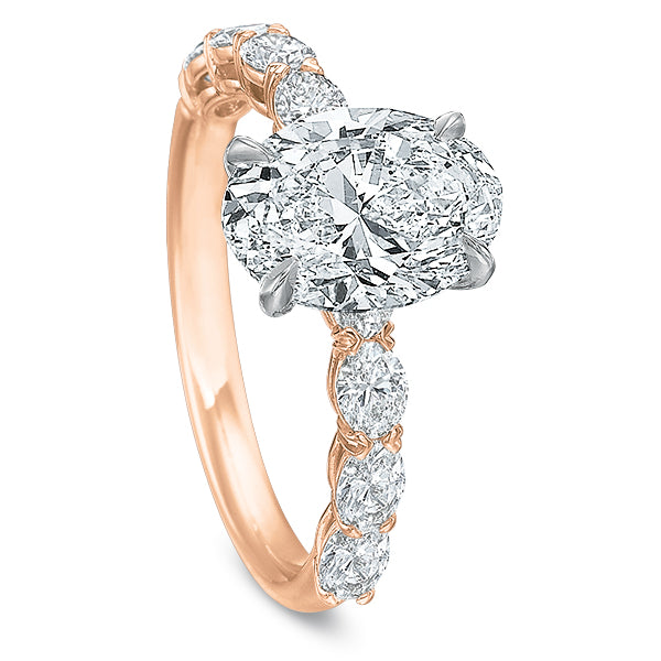 Petite Grand Aire Engagement Ring Mounting