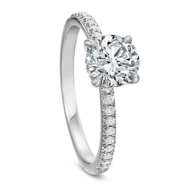 Modern Classic French Cut Diamond Mounting