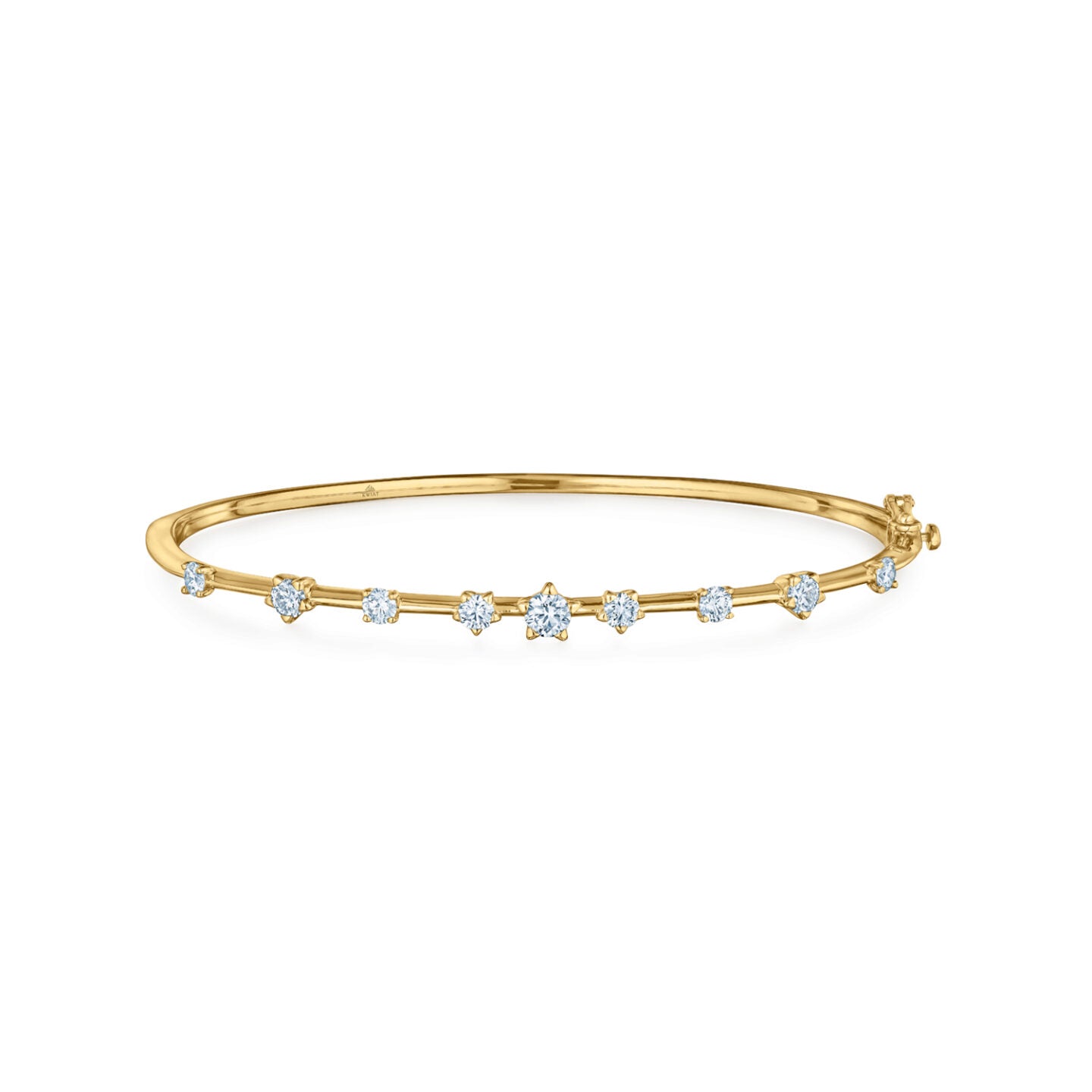 Bangle with Star-Set Diamonds