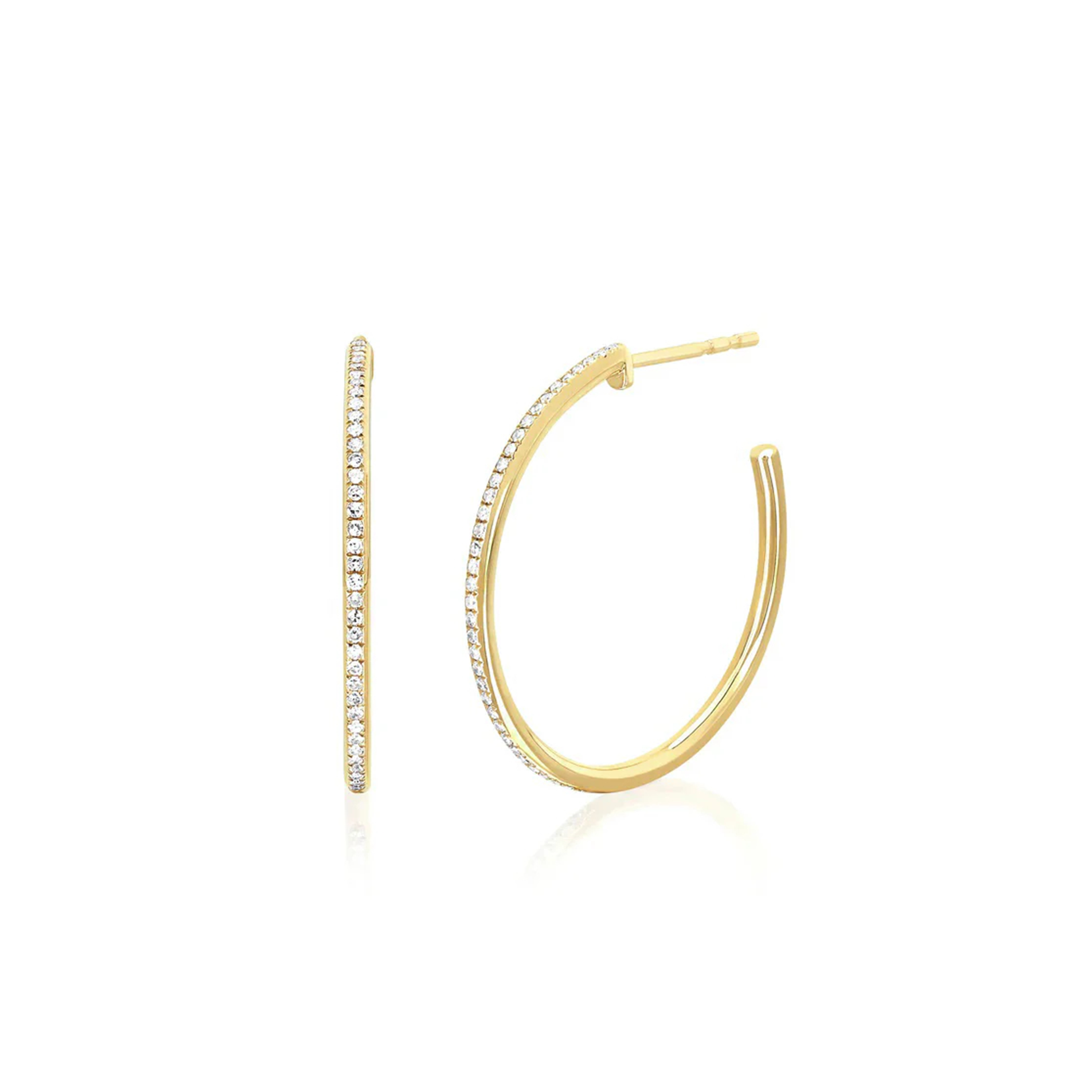 Diamond Essential Hoop Earrings