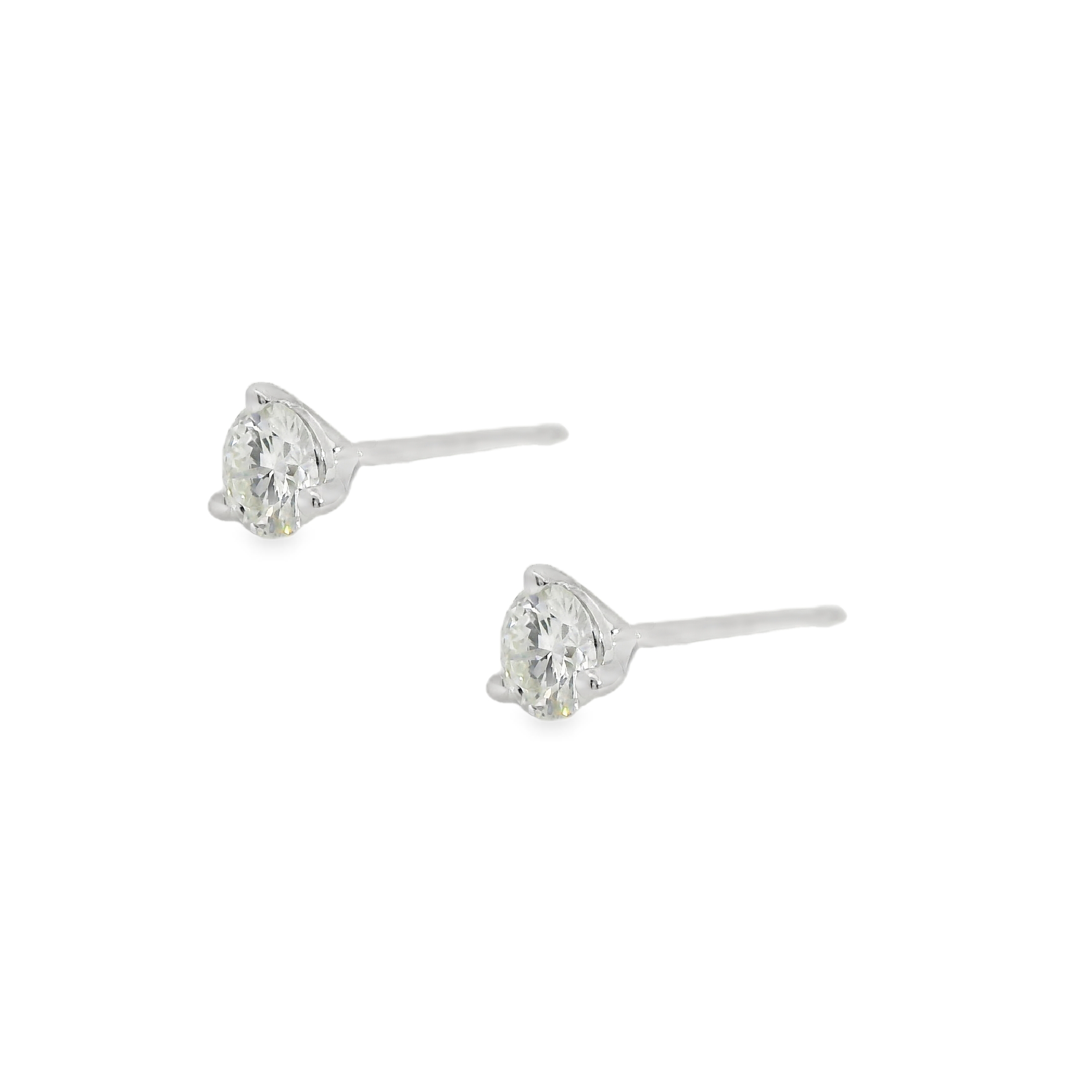 0.40ctw Round Diamond Stud Earrings