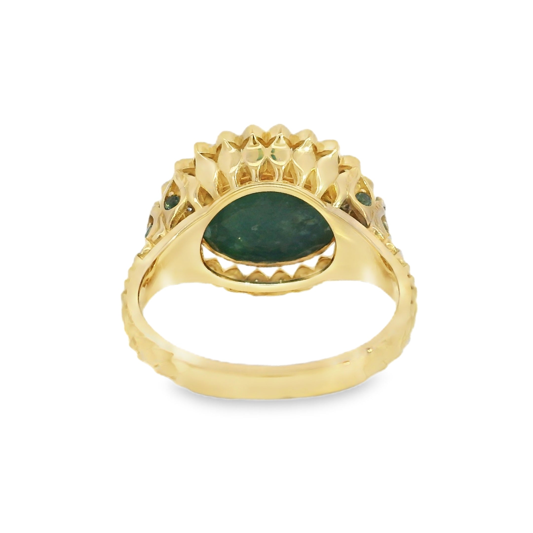 Double Sided Peacock Flip Ring