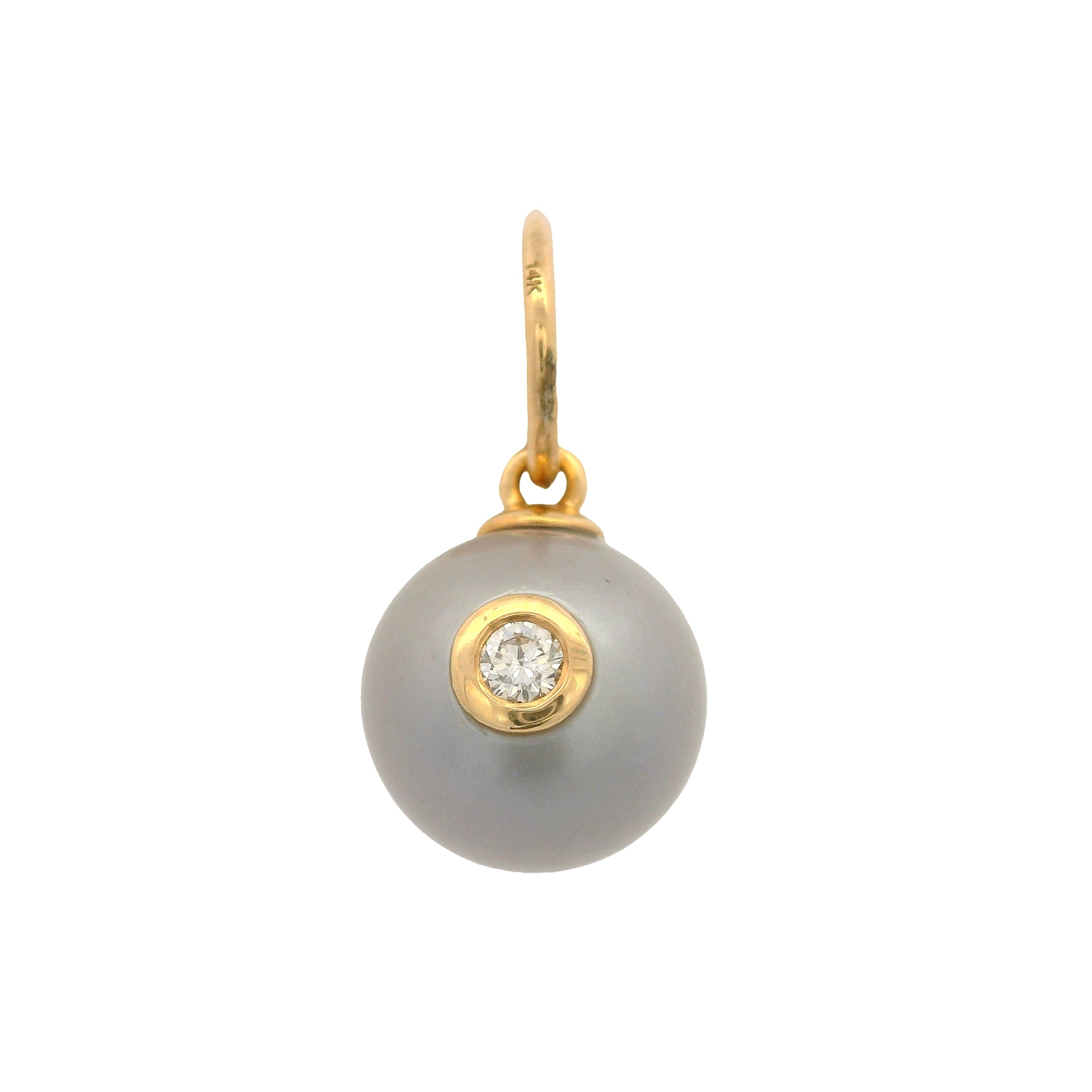 Classic Pearl Diamond Pendant