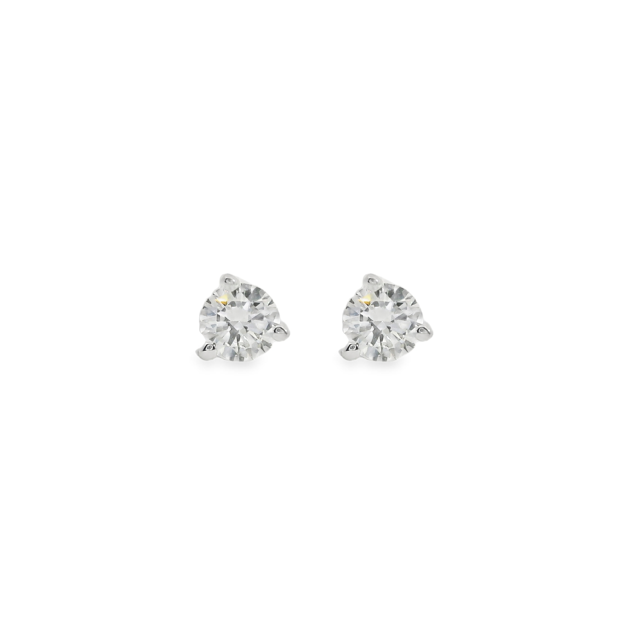 0.40ctw Round Diamond Stud Earrings