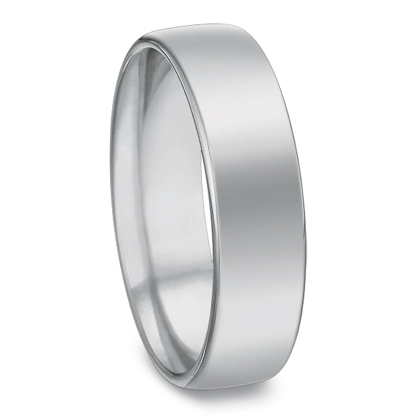 6mm Lightweight Brushed Wedding Band