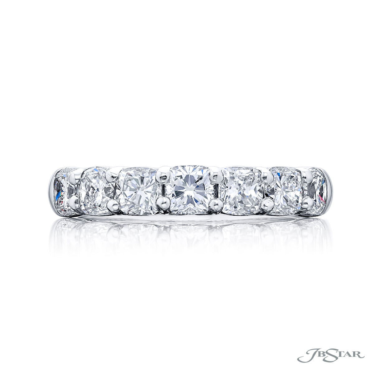 Cushion Diamond Half-Band