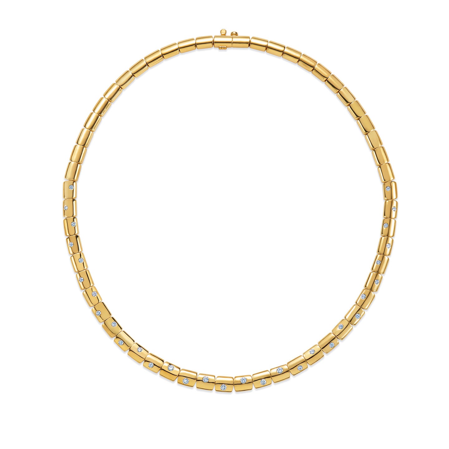 Articulated Necklace with Diamonds