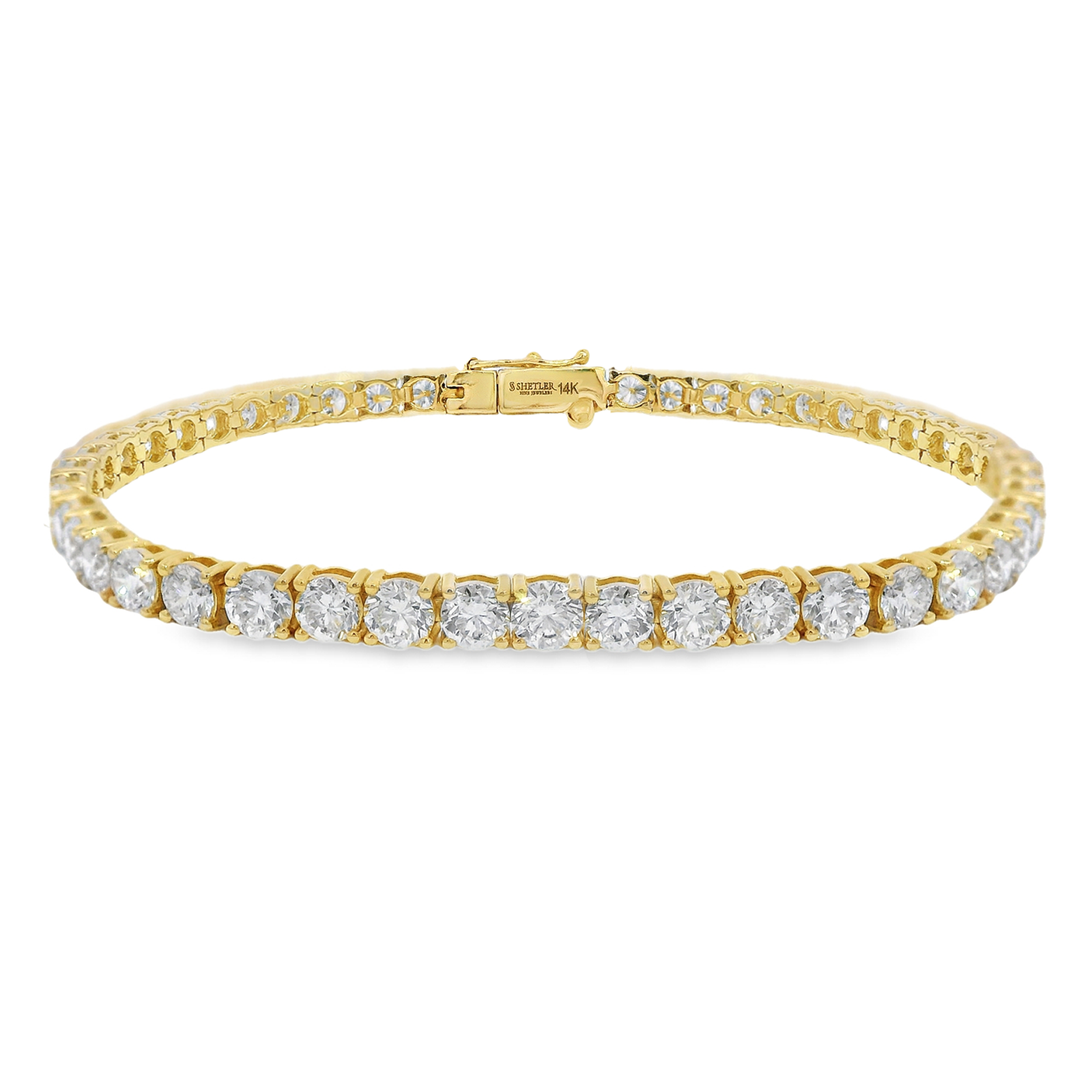 10.00ctw Round Diamond Tennis Bracelet