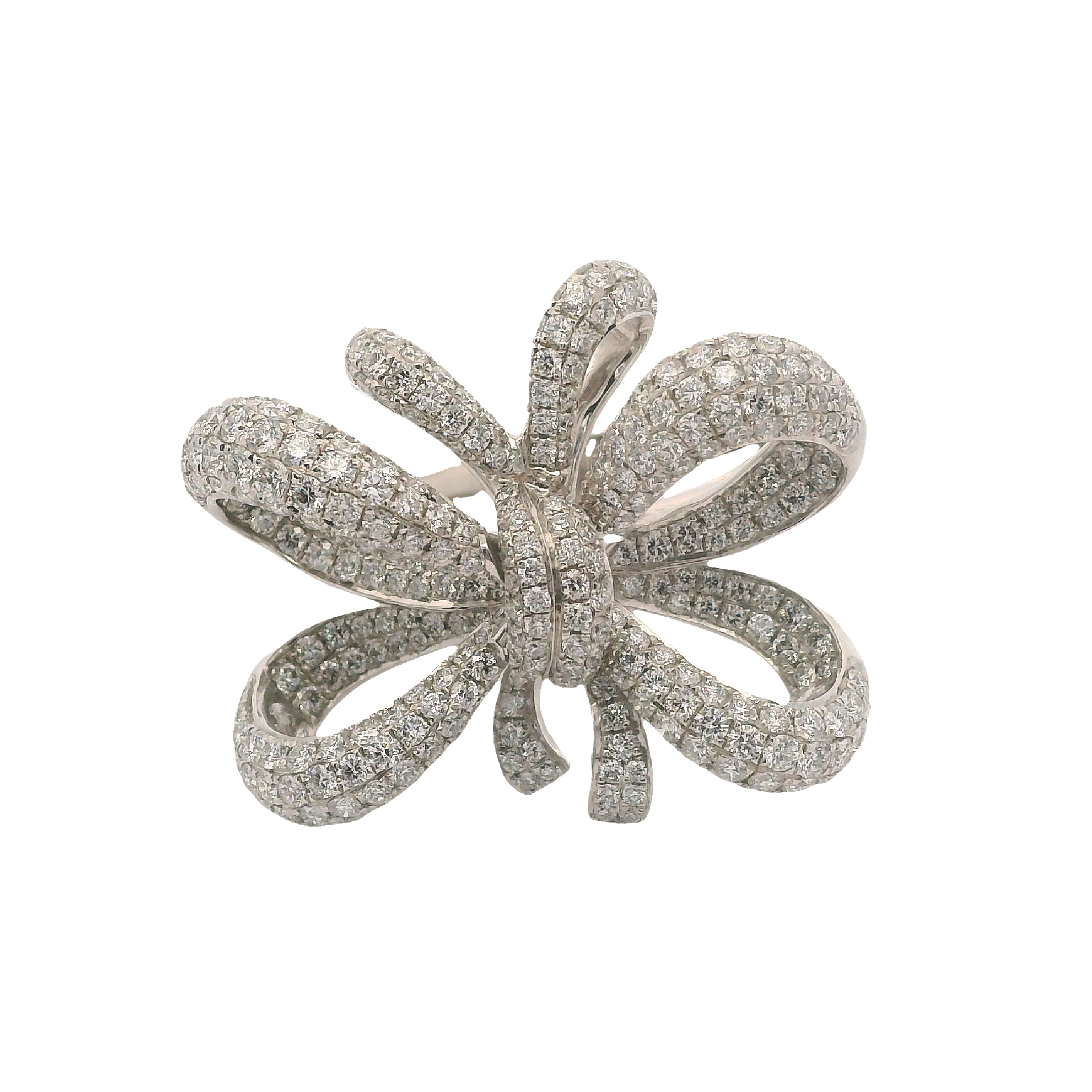 Pavé Diamond Bow Ring