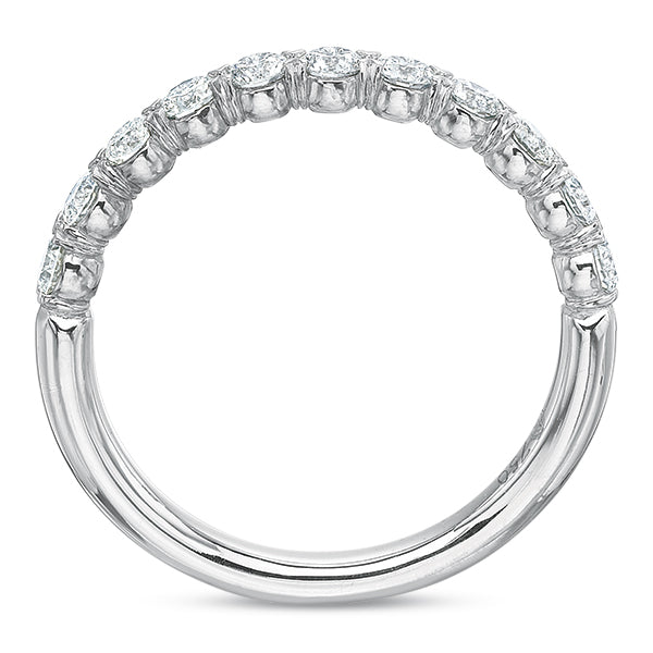 Silk Prong Diamond Anniversary Band