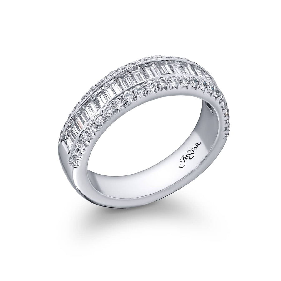 Elegance Elevated: Classic Channel Pave Diamond Band
