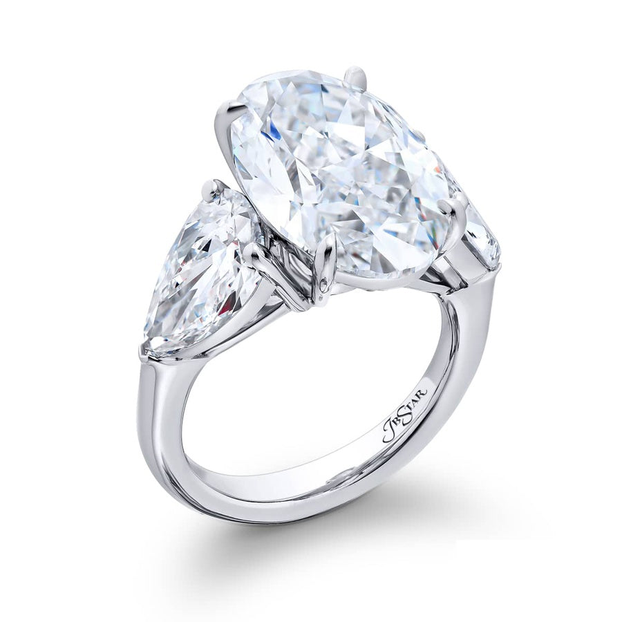 Platinum Oval Diamond GIA Certified Engagement Ring